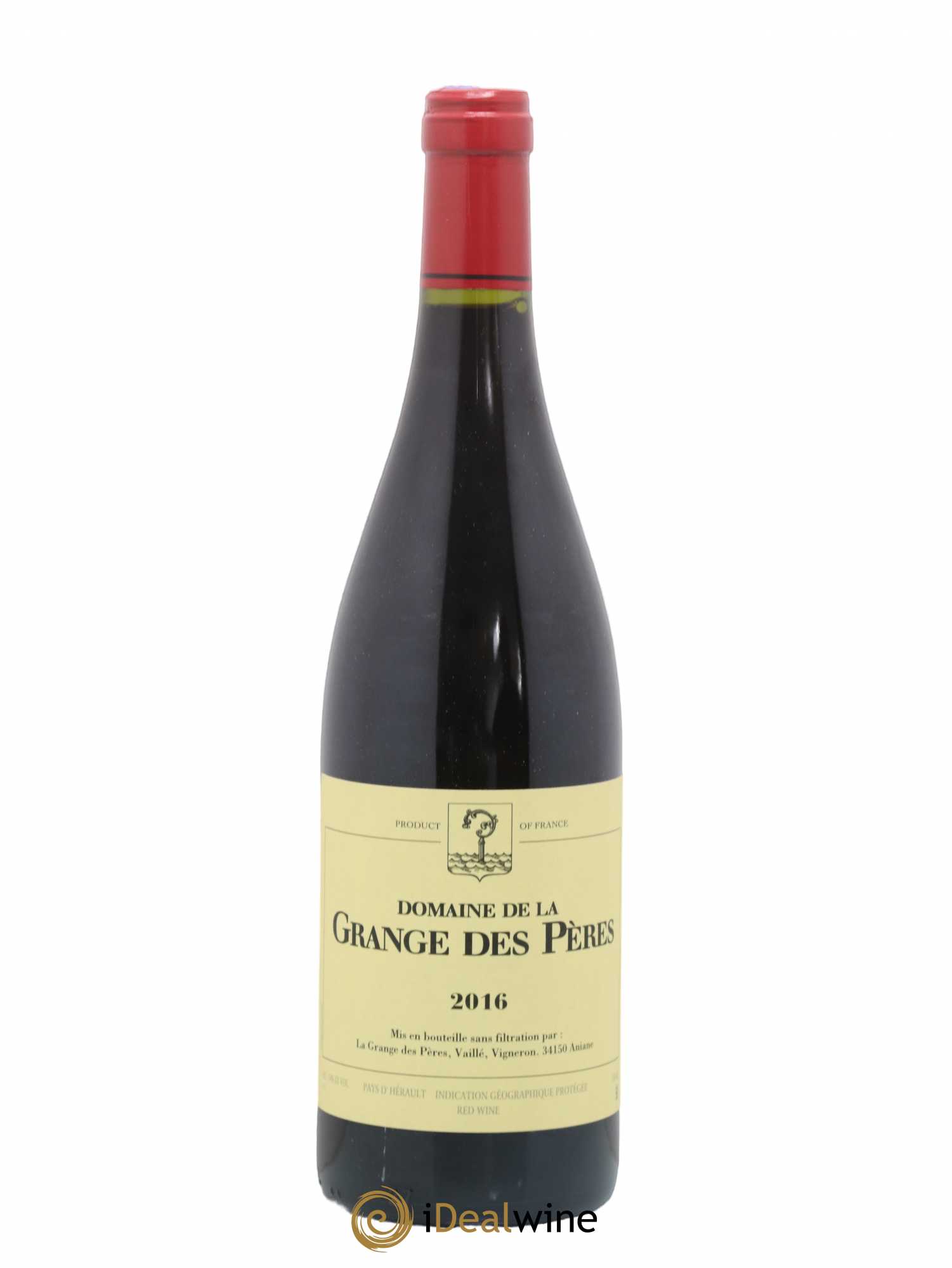 Pays d'Hérault Grange des Pères Laurent Vaillé 2016 - Lot de 1 bouteille - 0
