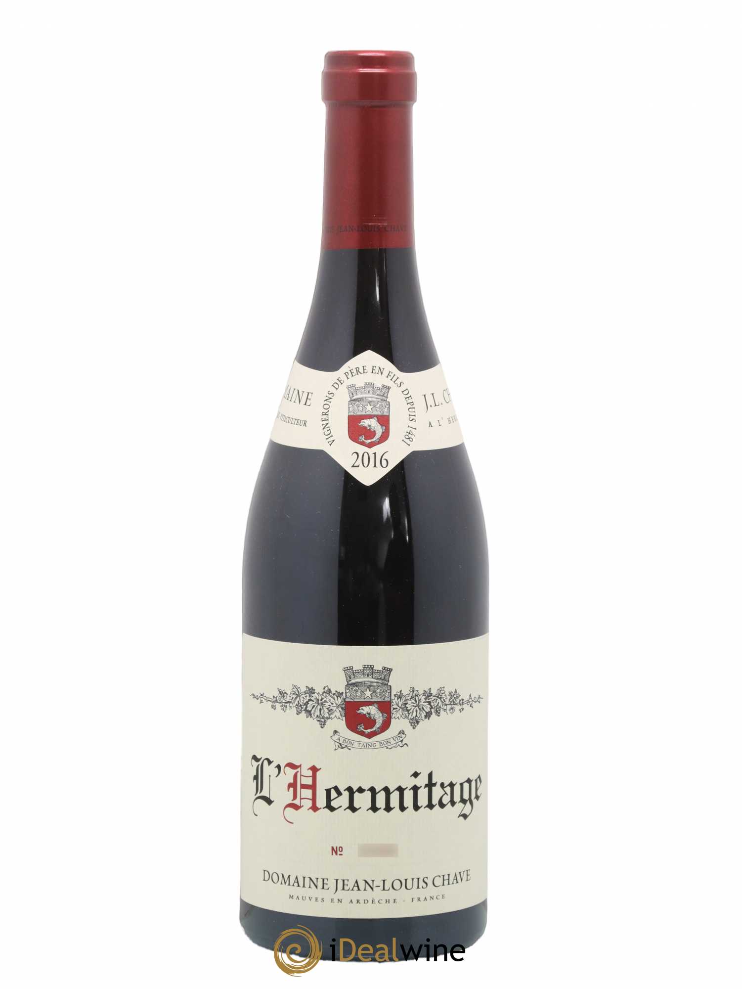 Hermitage Jean-Louis Chave 2016 - Lot de 1 bouteille - 0