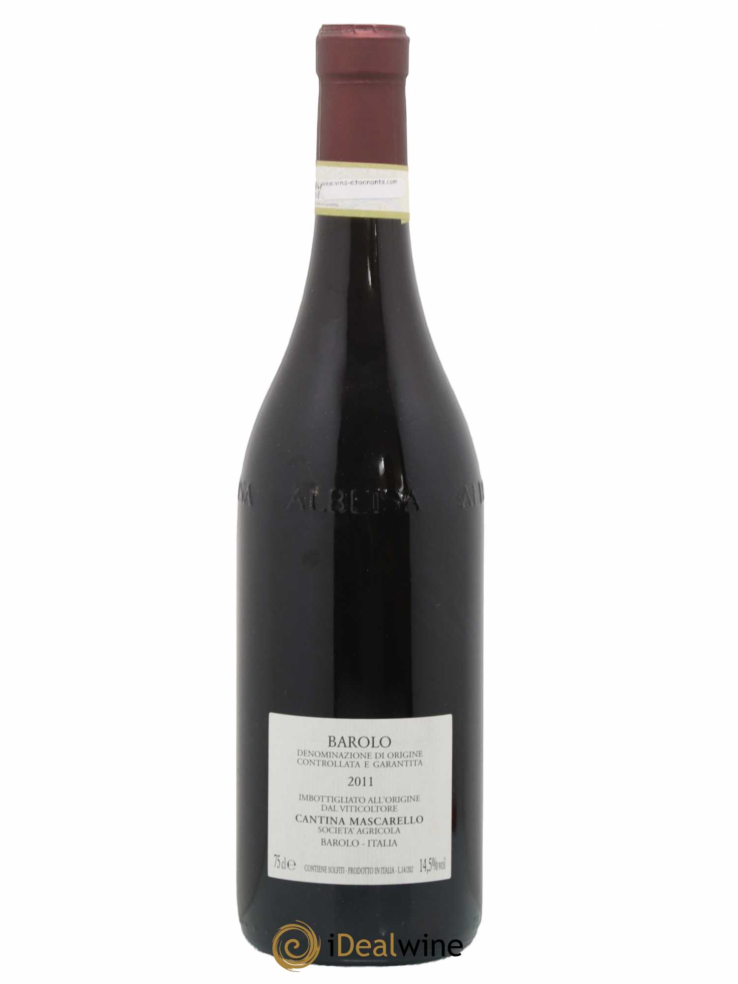 Barolo DOCG Bartolo Mascarello 2011 - Lot de 1 bouteille - 2