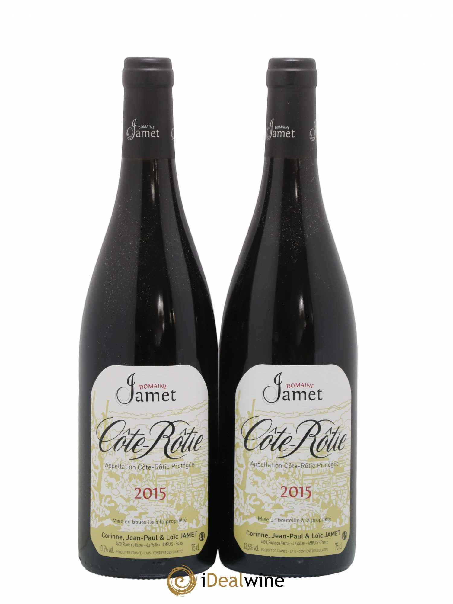 Côte-Rôtie Jamet (Domaine) 2015 - Lot de 2 bouteilles - 0