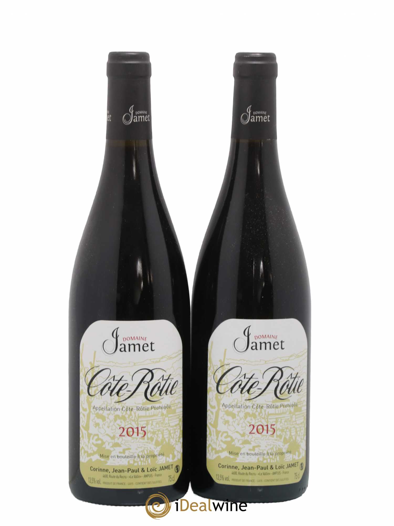 Côte-Rôtie Jamet (Domaine) 2015 - Lot de 2 bouteilles - 0