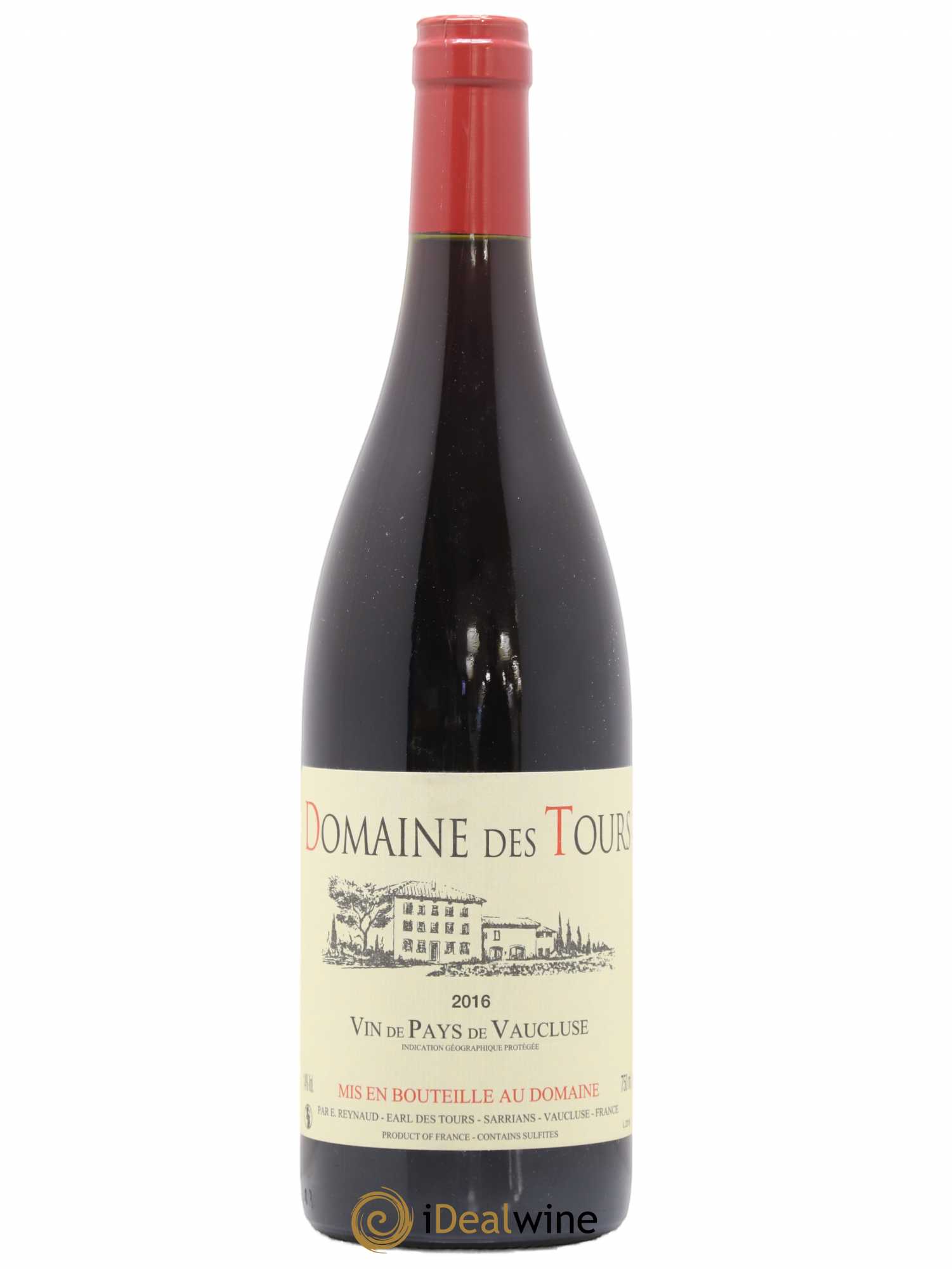 Vaucluse (Vin de Pays de Vaucluse) Domaine des Tours Emmanuel Reynaud 2016 - Lot de 1 bouteille - 0