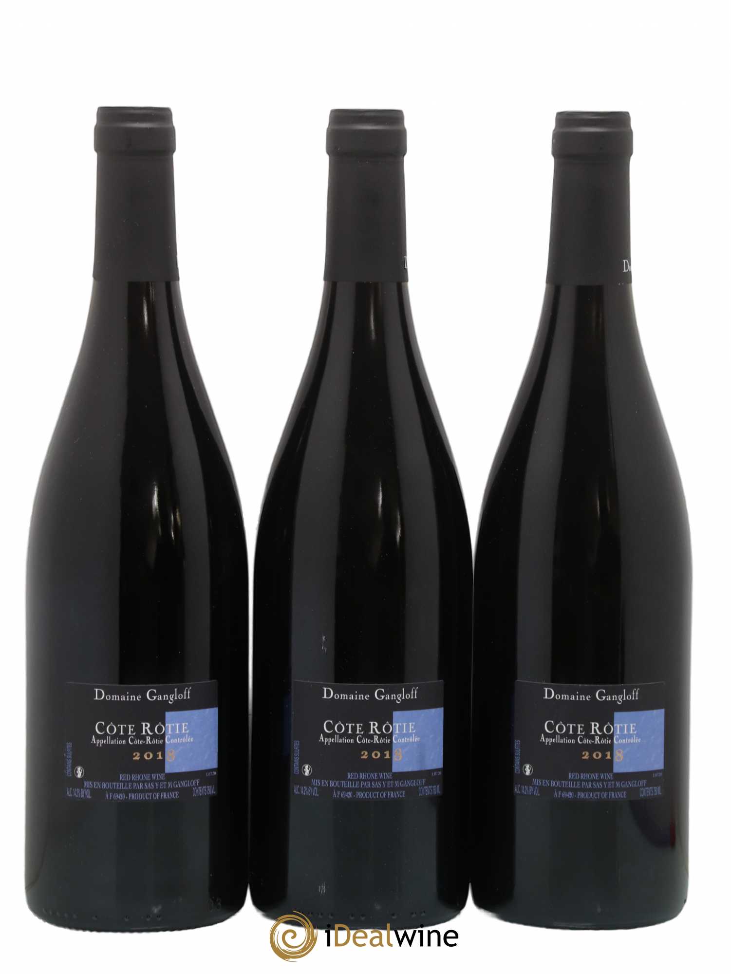 Côte-Rôtie La Barbarine Gangloff (Domaine) 2018 - Lot de 3 bouteilles - 1
