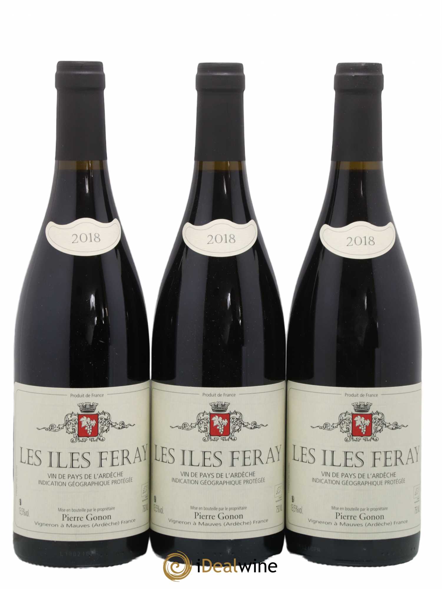 Ardèche Les Iles Feray Gonon (Domaine) 2018 - Lot de 3 bouteilles - 0