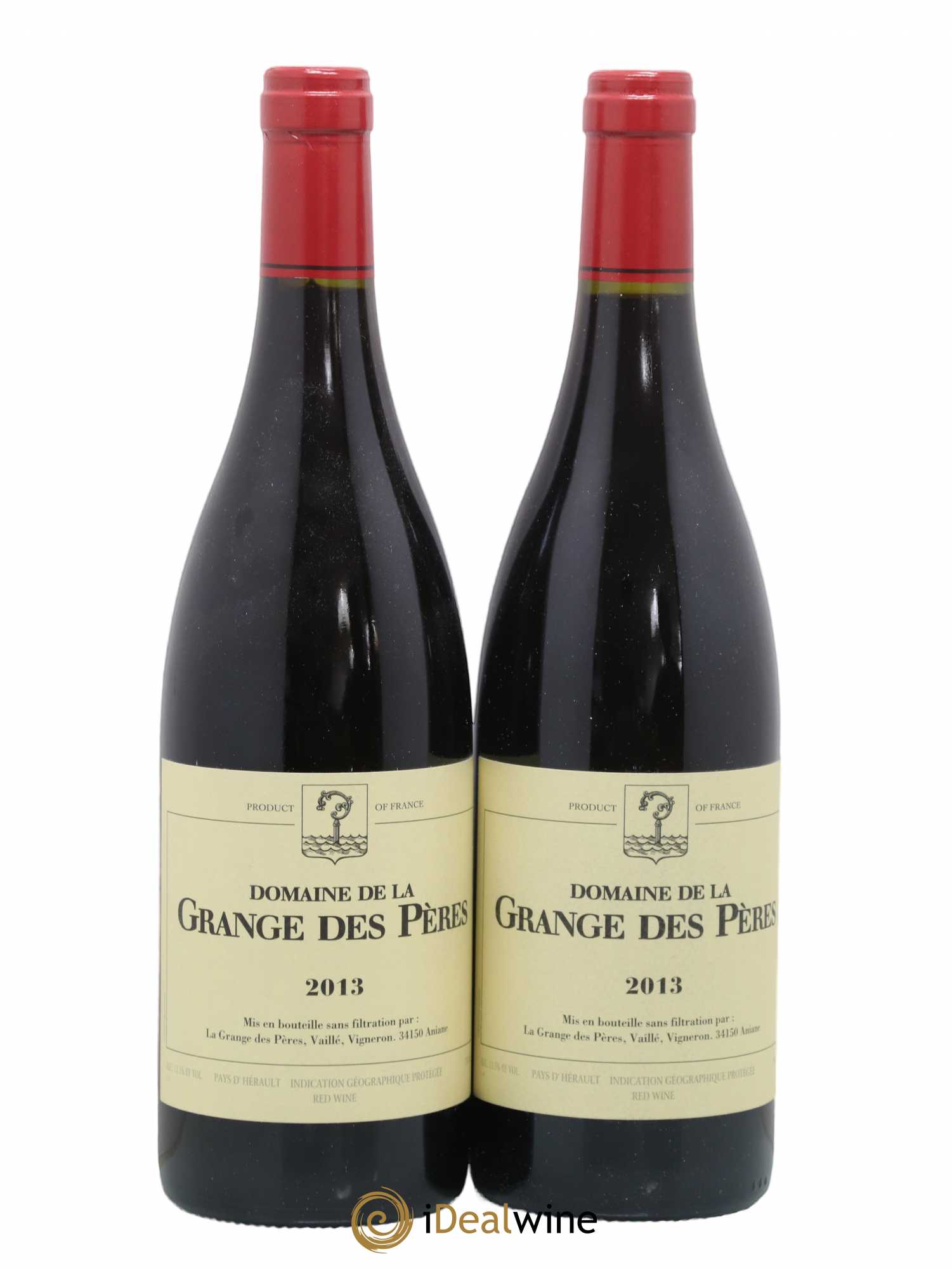 Pays d'Hérault Grange des Pères Laurent Vaillé 2013 - Lot de 2 bouteilles - 0