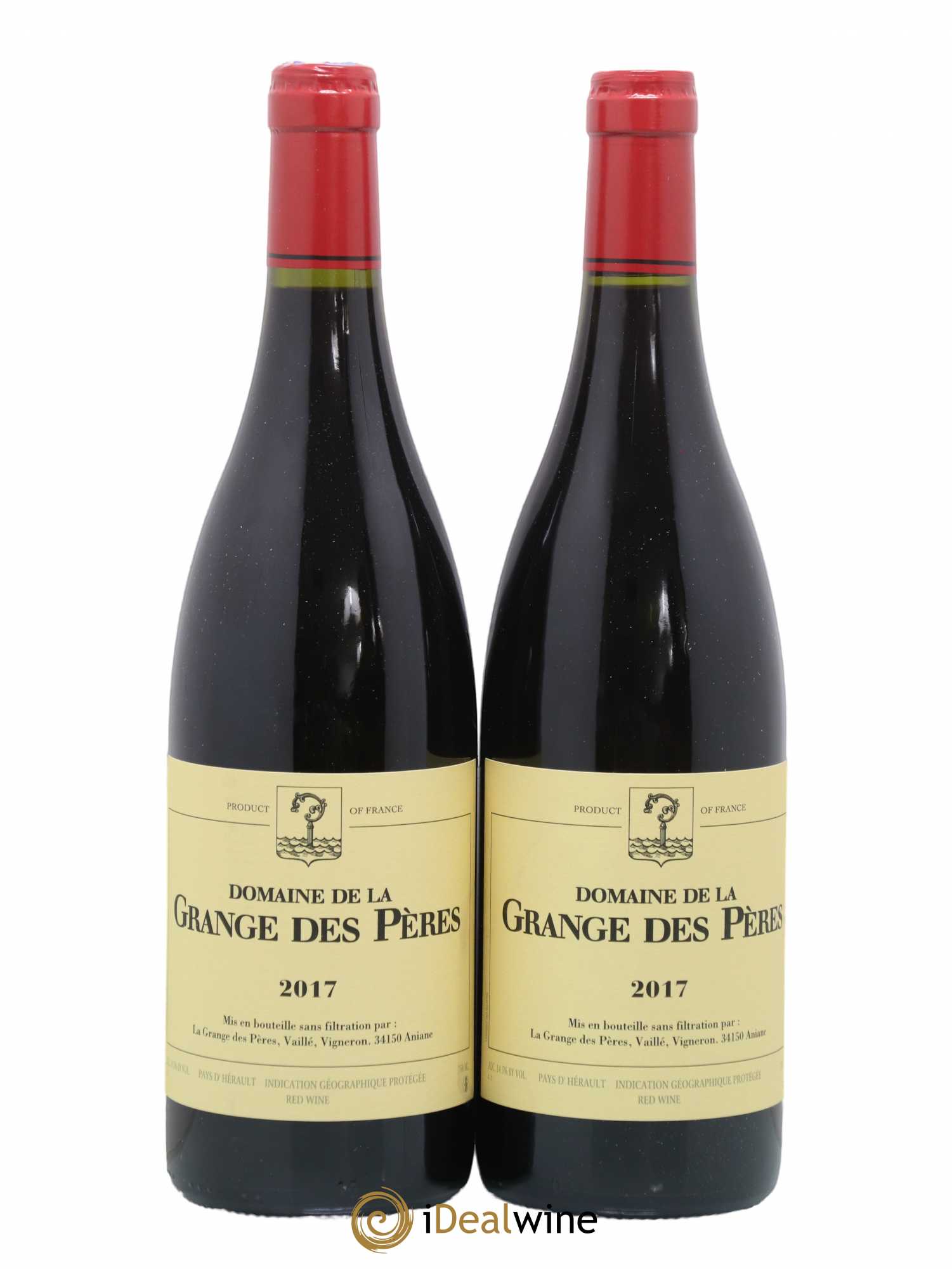 Pays d'Hérault Grange des Pères Laurent Vaillé 2017 - Lot de 2 bouteilles - 0