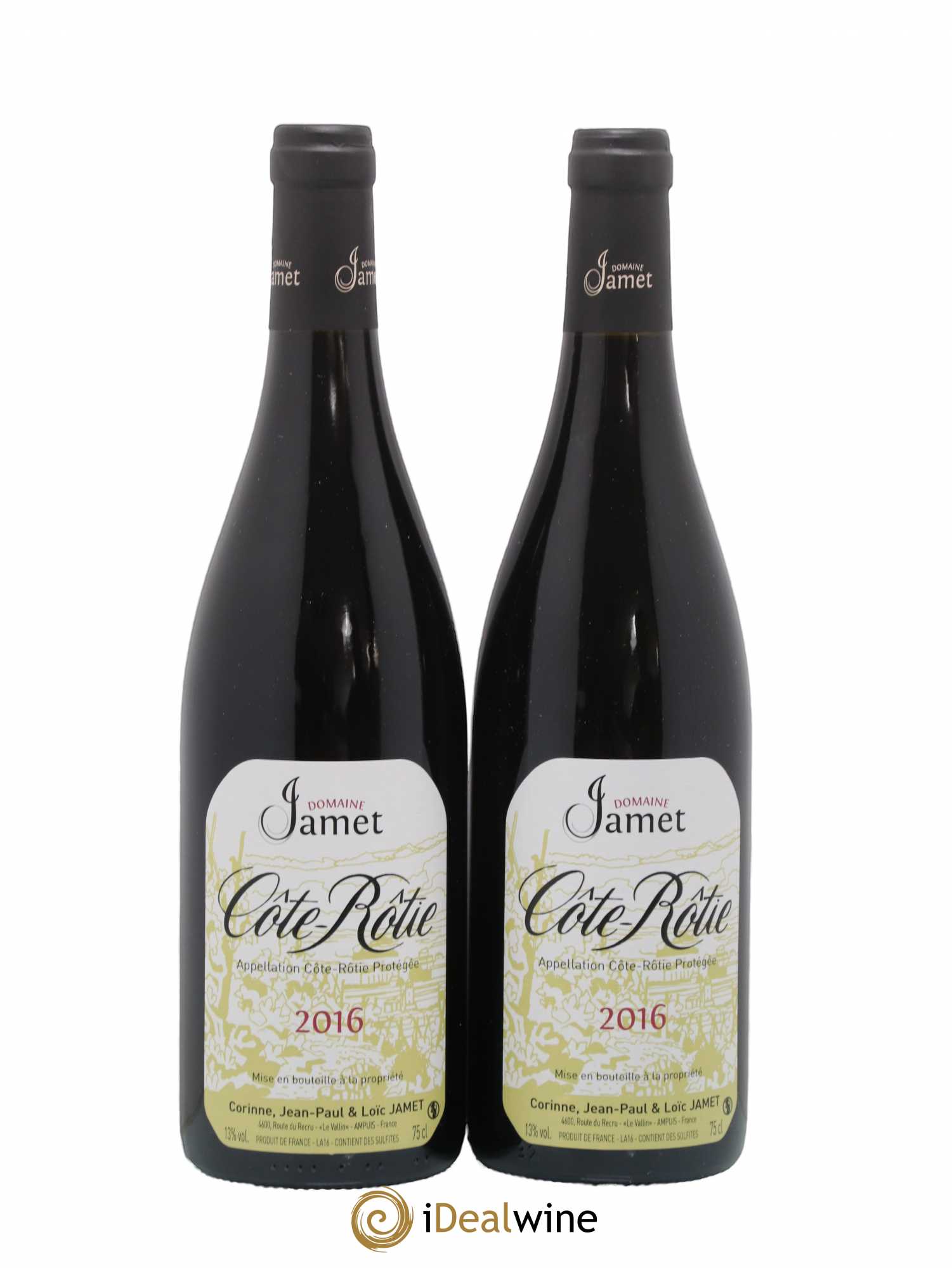 Côte-Rôtie Jamet (Domaine) 2016 - Lot de 2 bouteilles - 0