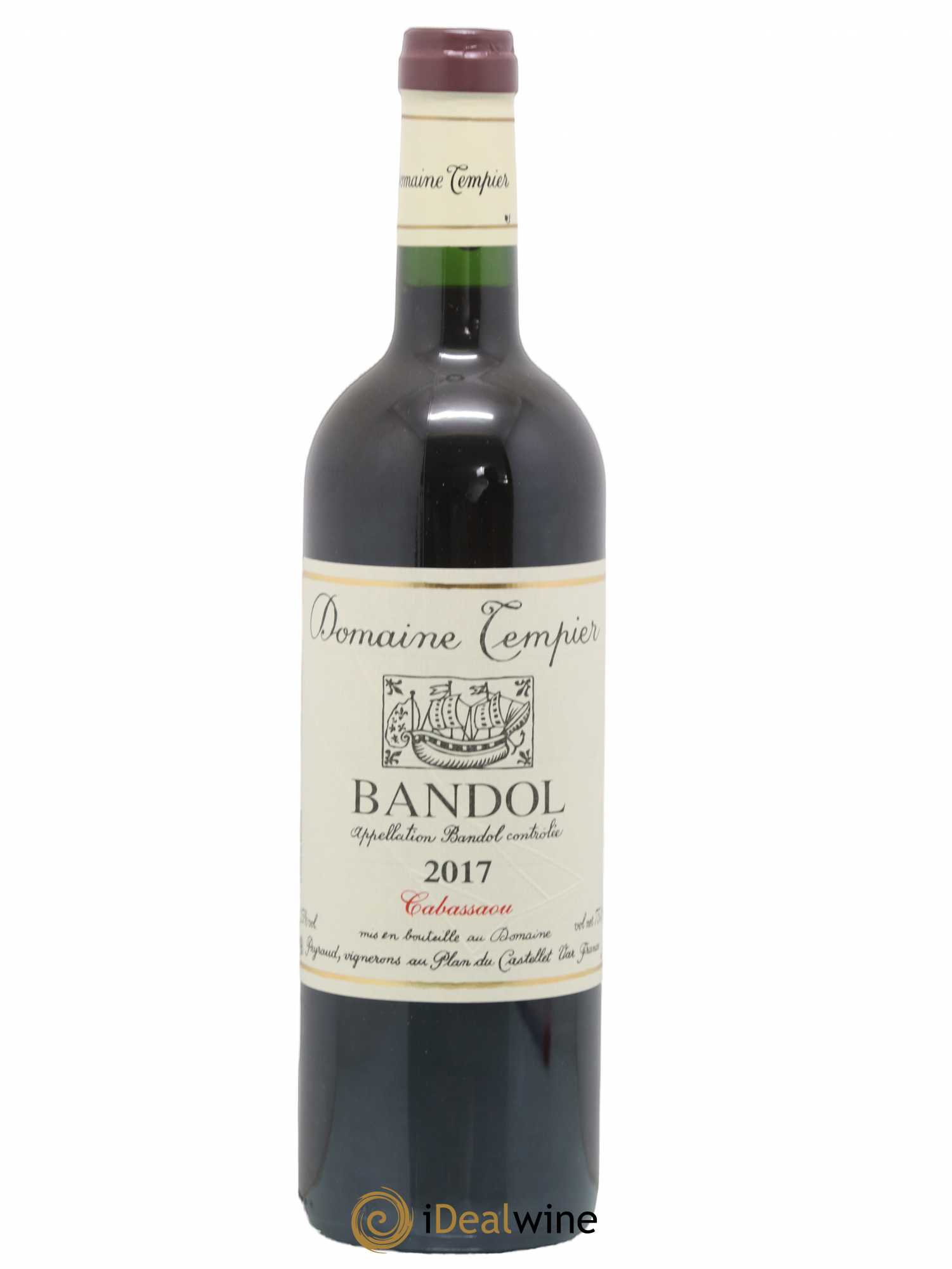 Bandol Domaine Tempier Cuvée Cabassaou Famille Peyraud 2017 - Lot de 1 bouteille - 0