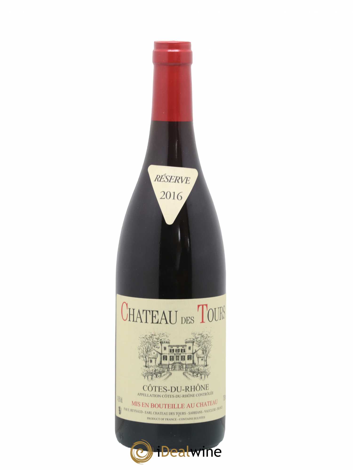 Côtes-du-Rhône Château des Tours Emmanuel Reynaud 2016 - Lot de 1 bouteille - 0