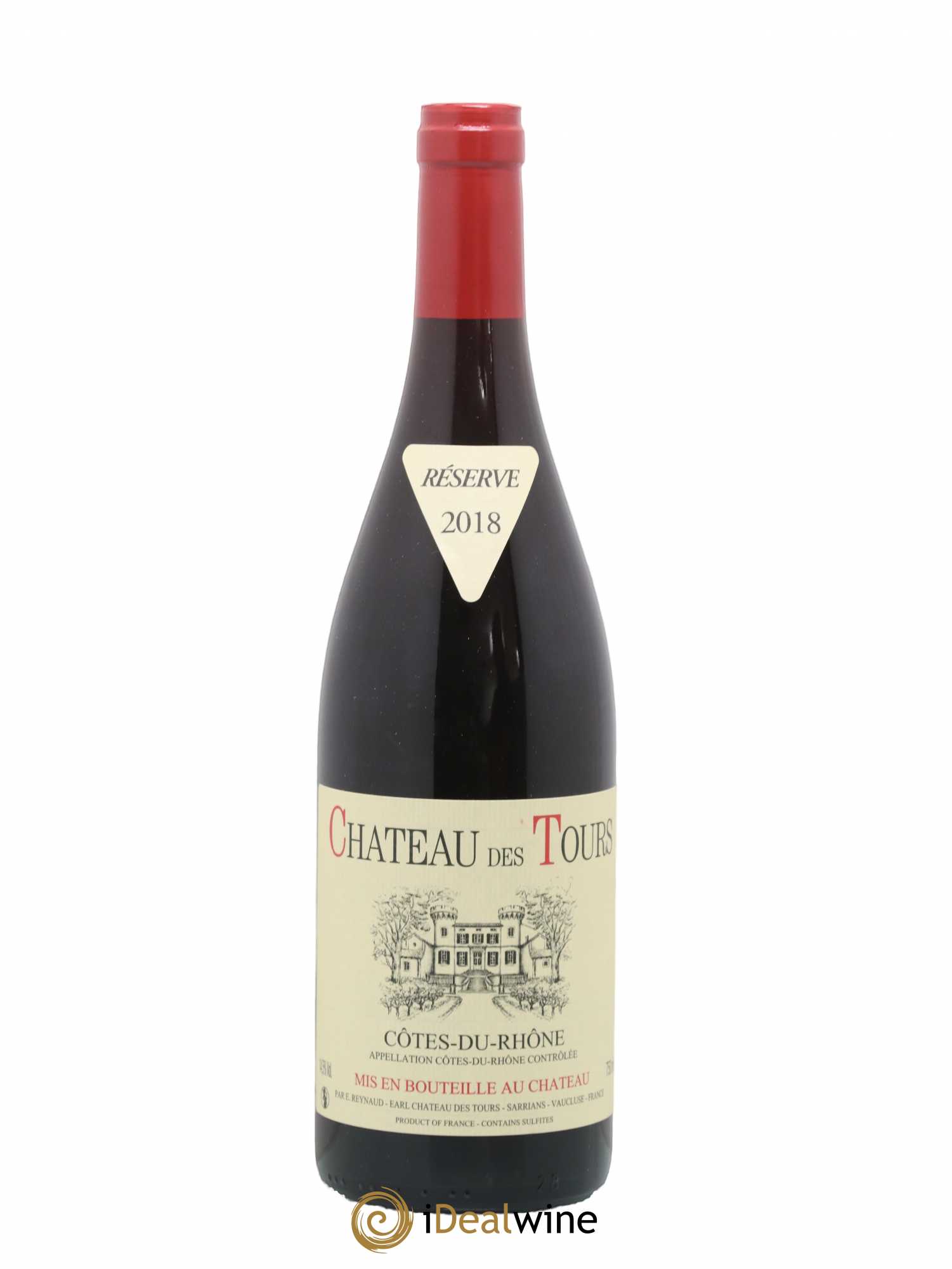 Côtes-du-Rhône Château des Tours Emmanuel Reynaud 2018 - Lot de 1 bouteille - 0