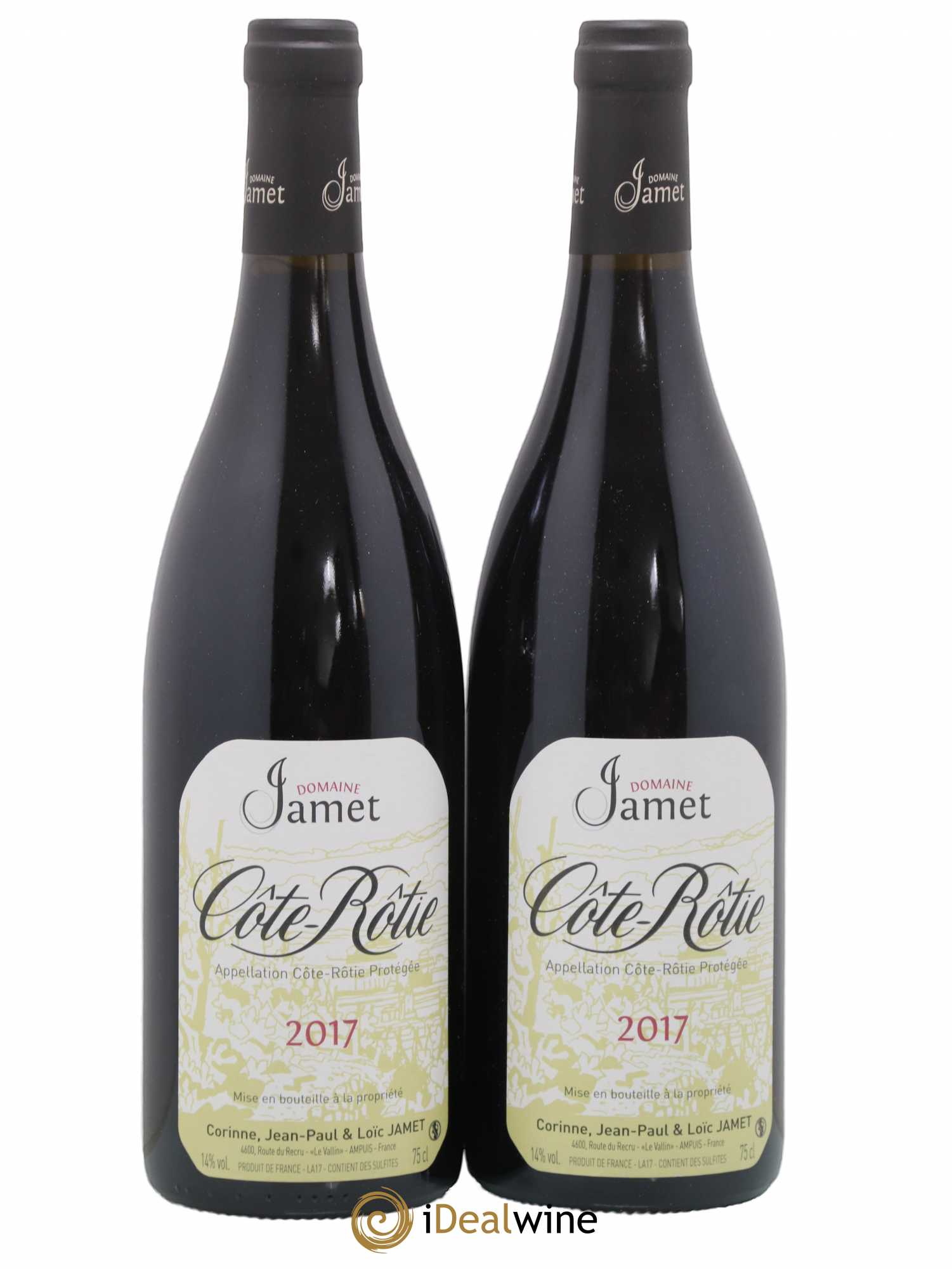 Côte-Rôtie Jamet (Domaine) 2017 - Lot de 2 bouteilles - 0