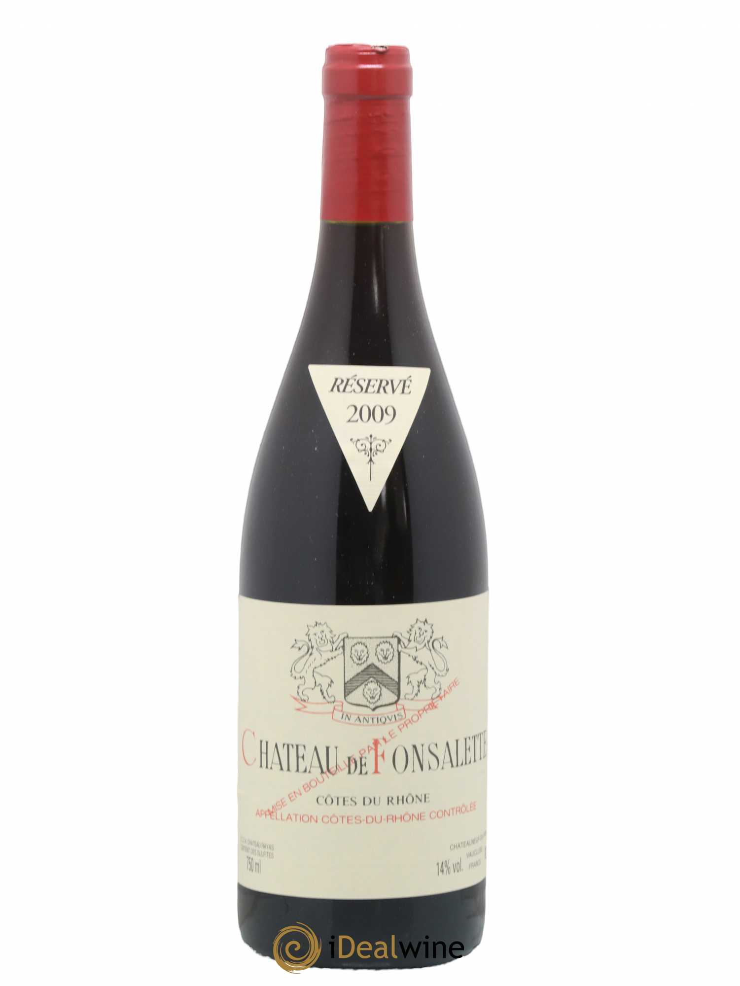 Côtes-du-Rhône Château de Fonsalette Emmanuel Reynaud 2009 - Lot de 1 bouteille - 0