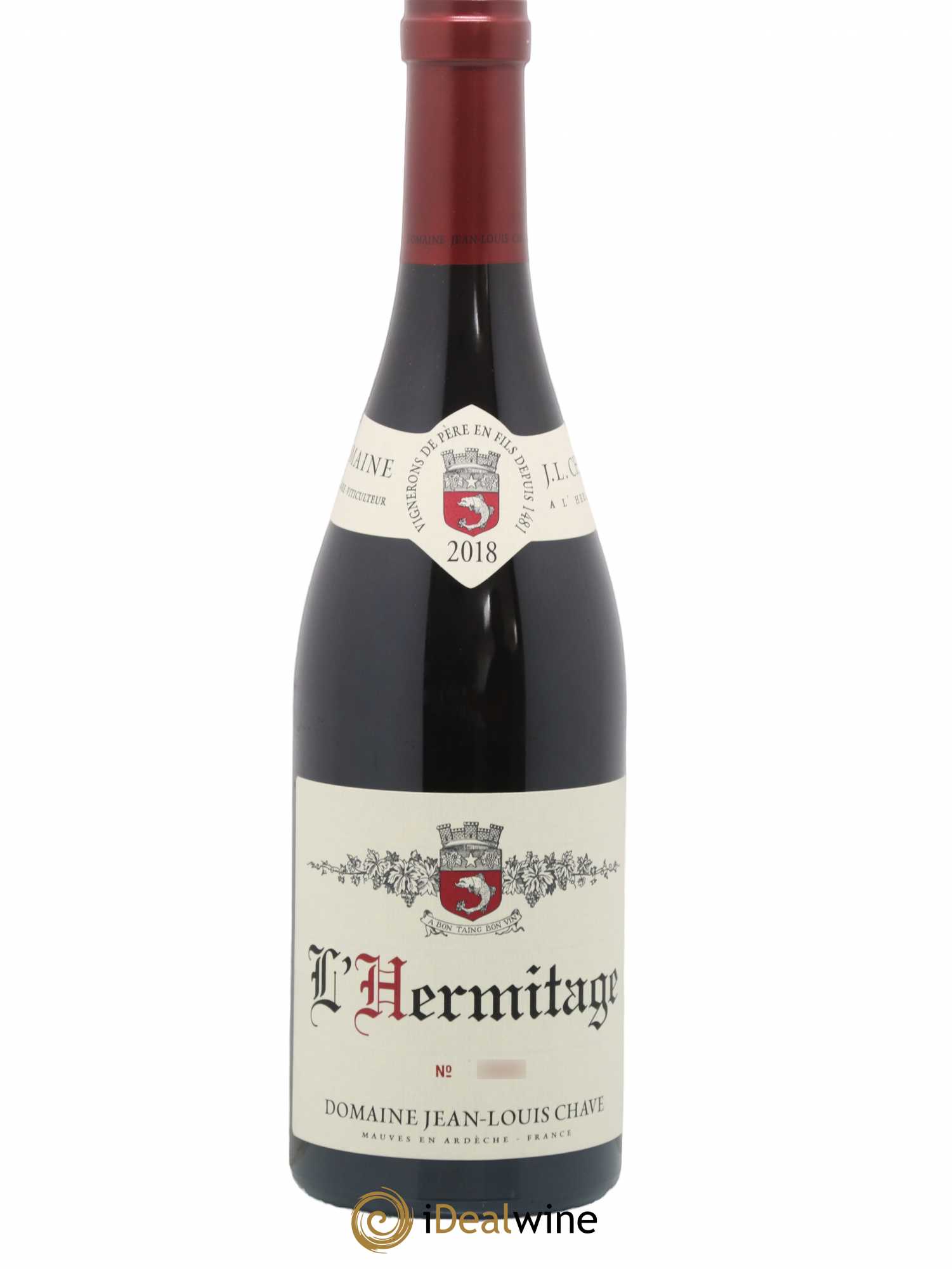 Hermitage Jean-Louis Chave 2018 - Lot de 1 bouteille - 0