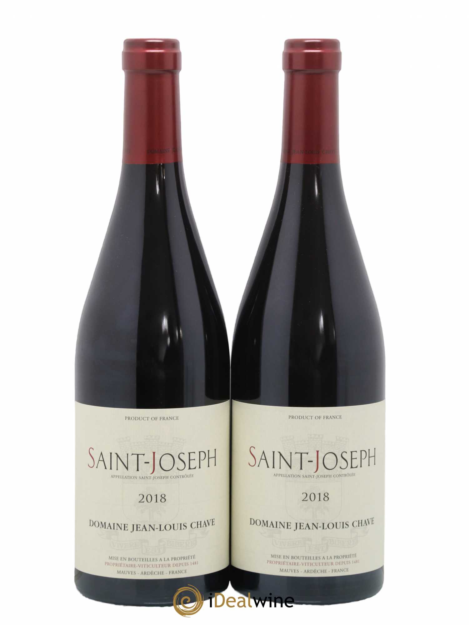 Saint-Joseph Jean-Louis Chave 2018 - Lot de 2 bouteilles - 0