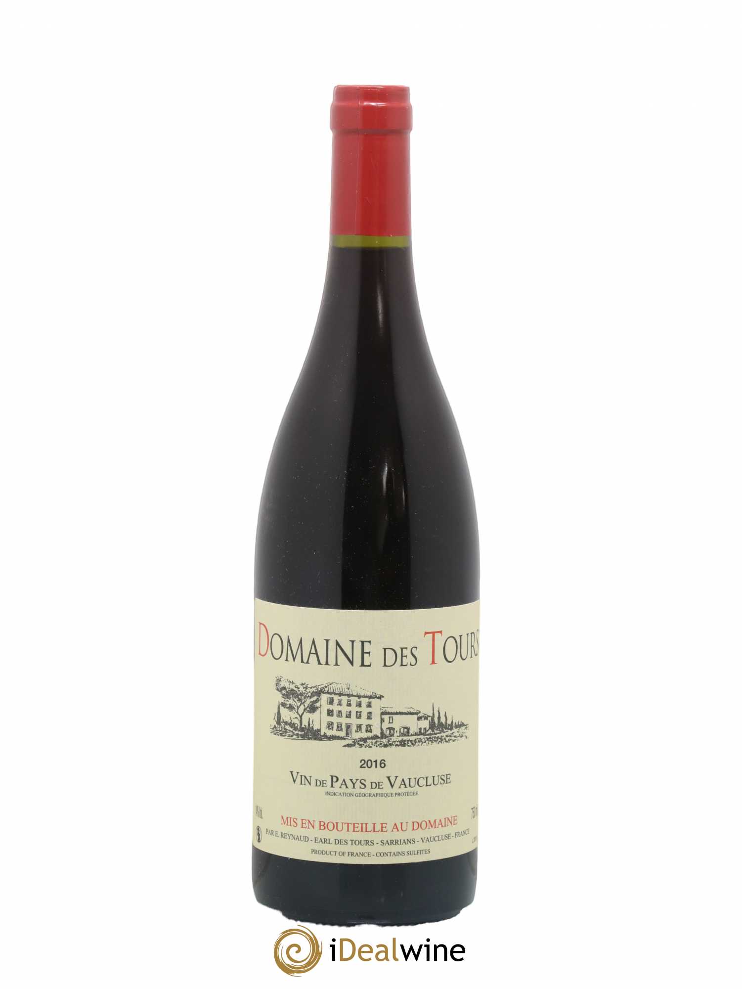 Vaucluse (Vin de Pays de Vaucluse) Domaine des Tours Emmanuel Reynaud 2016 - Lot de 1 bouteille - 0