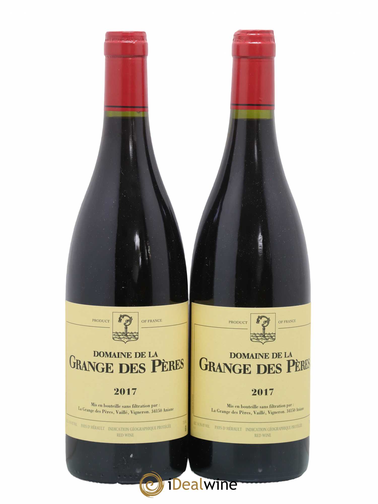 Pays d'Hérault Grange des Pères Laurent Vaillé 2017 - Lot de 2 bouteilles - 0