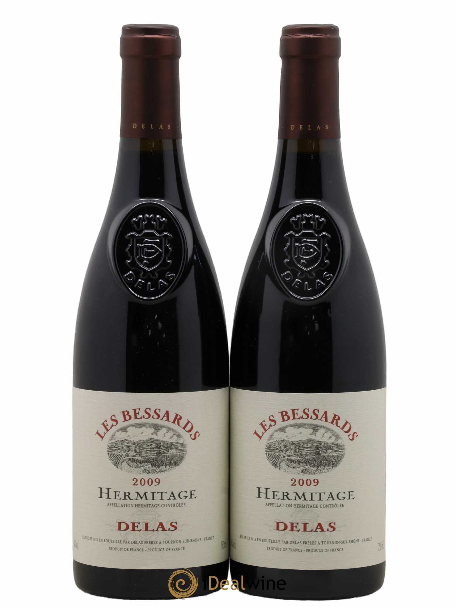Hermitage Les Bessards Delas Frères 2009 - Lot de 2 bouteilles - 0