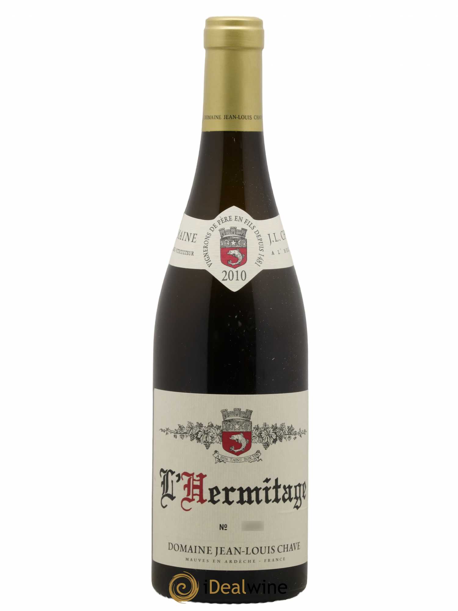 Hermitage Jean-Louis Chave 2010 - Lot de 1 bouteille - 0