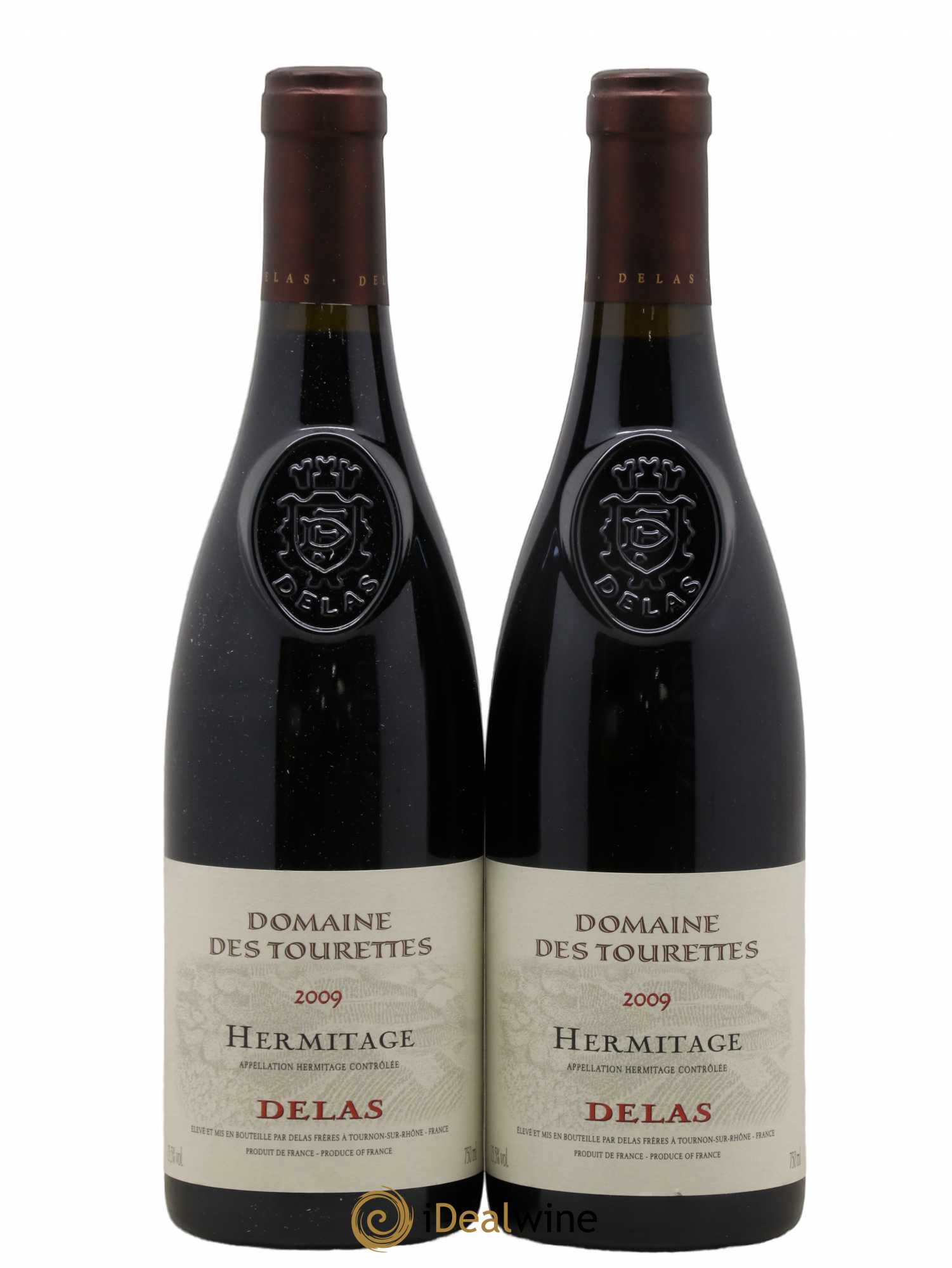 Hermitage Domaine des Tourettes Delas Frères 2009 - Lot de 2 bouteilles - 0