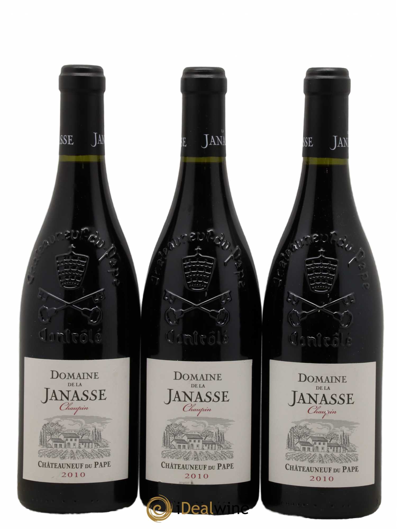 Châteauneuf-du-Pape Cuvée Chaupin La Janasse (Domaine de) 2010 - Lot de 3 bouteilles - 0