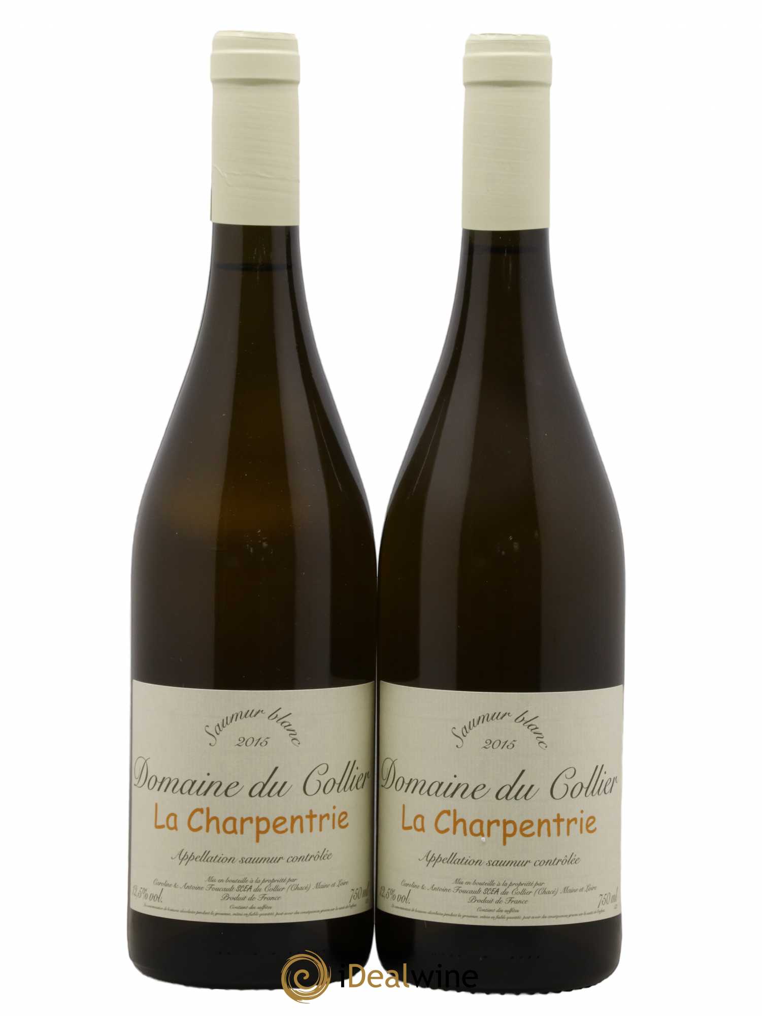 Saumur La Charpentrie Domaine du Collier 2015 - Lot de 2 bouteilles - 0