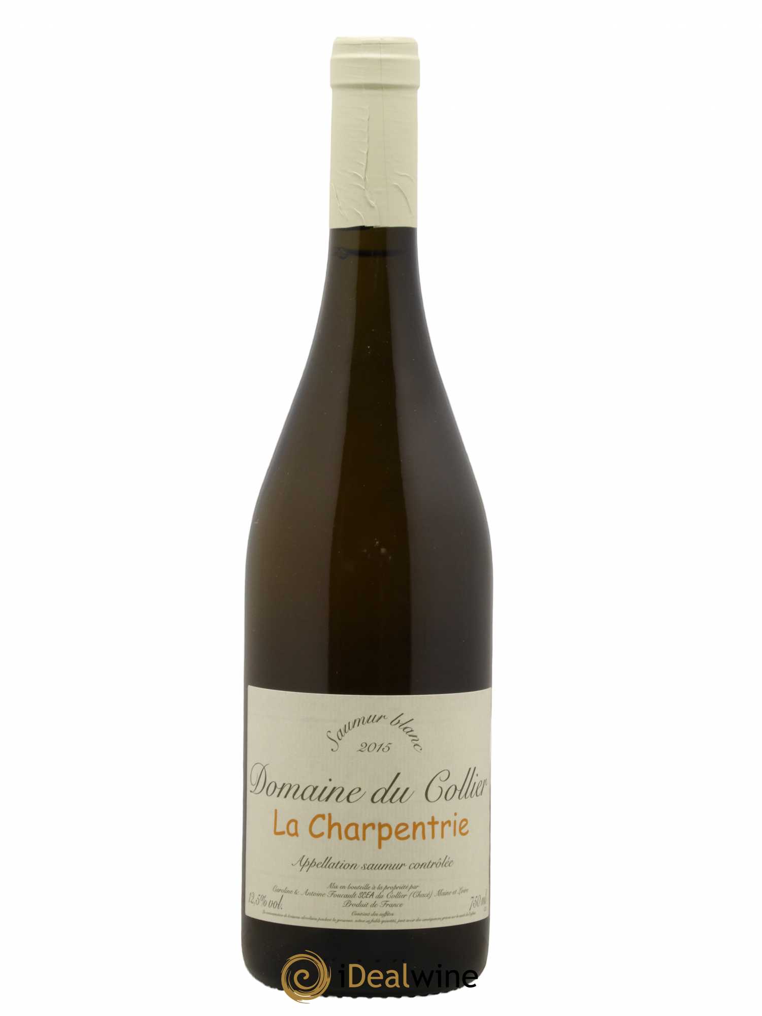 Saumur La Charpentrie Domaine du Collier 2015 - Lot de 1 bouteille - 0