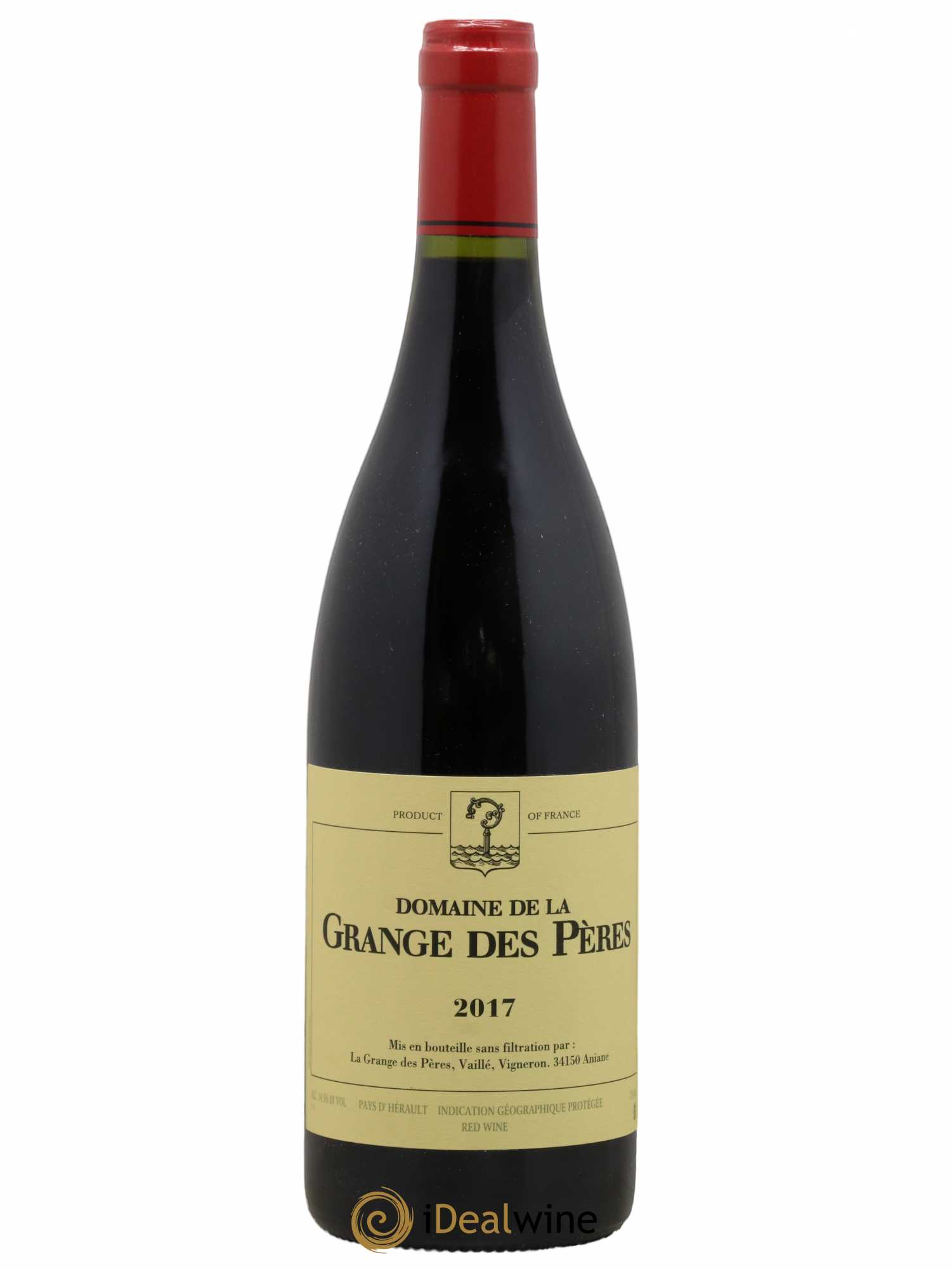 Pays d'Hérault Grange des Pères Laurent Vaillé 2017 - Lot de 1 bouteille - 0