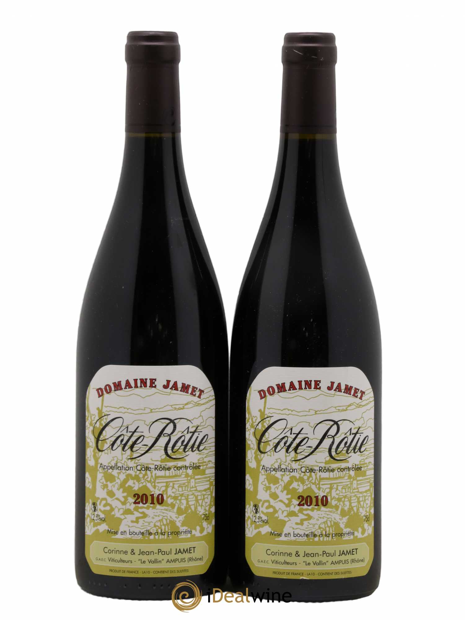 Côte-Rôtie Jamet (Domaine) 2010 - Lot de 2 bouteilles - 0