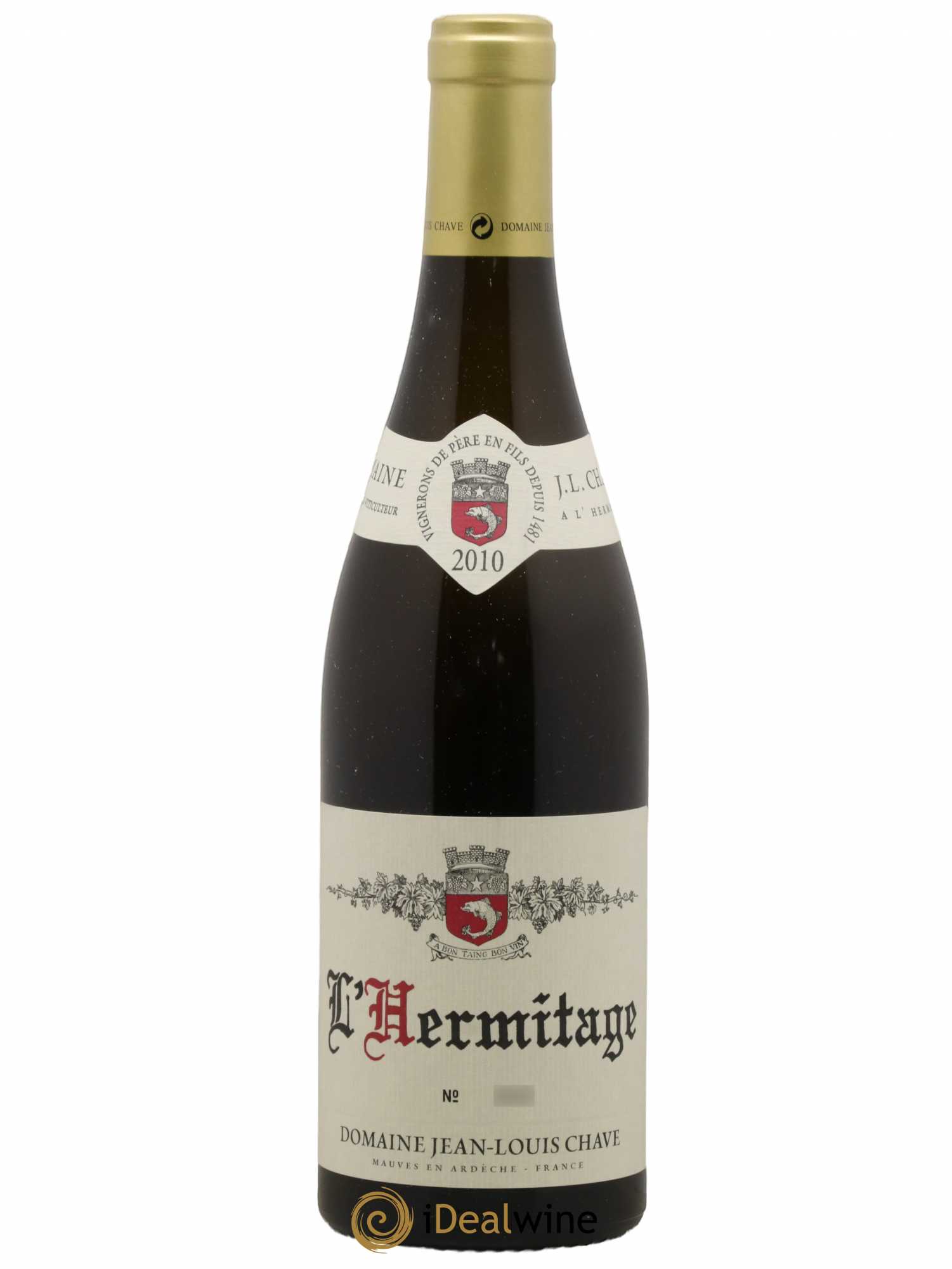 Hermitage Jean-Louis Chave 2010 - Lot de 1 bouteille - 0