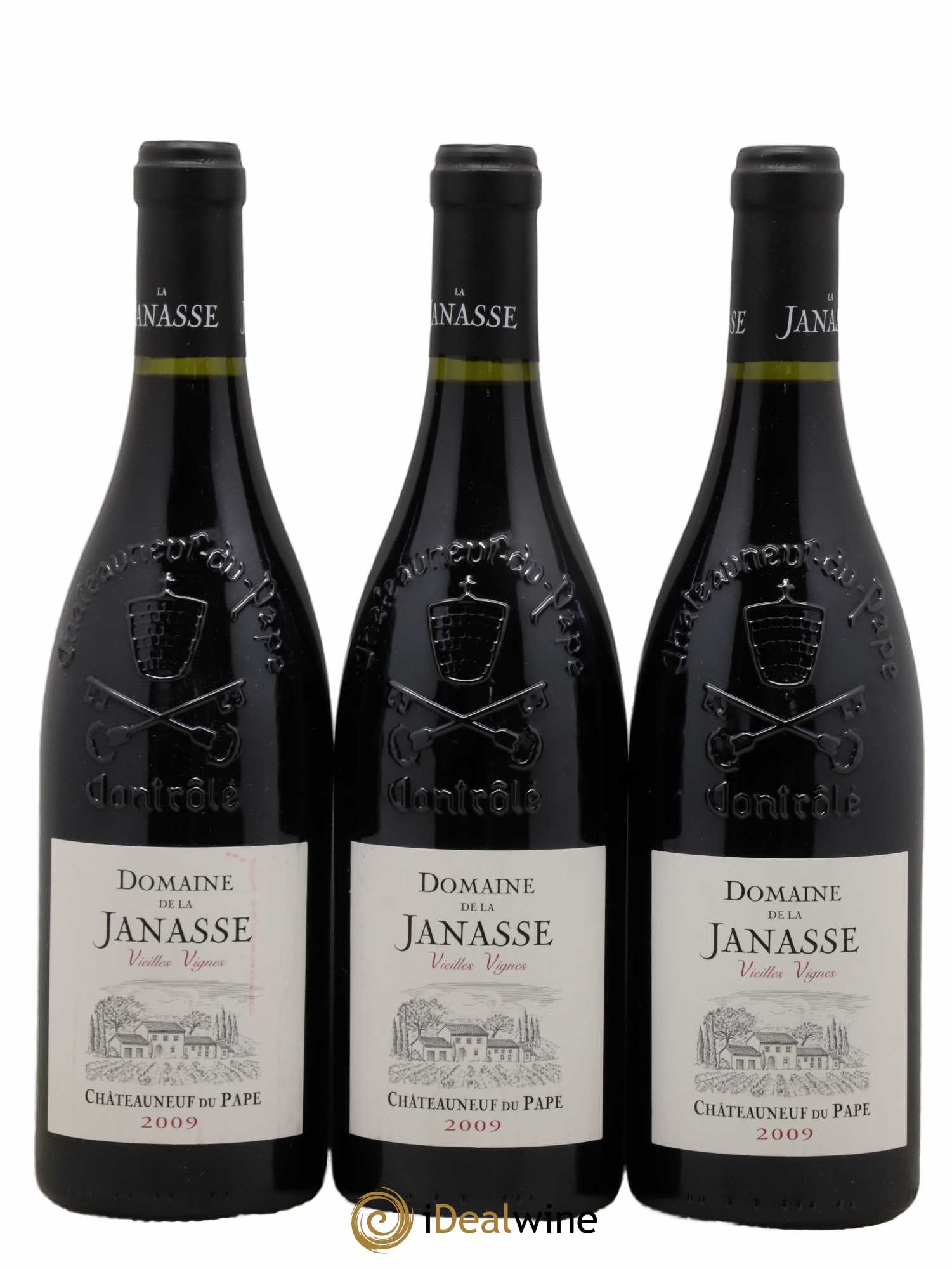 Châteauneuf-du-Pape Cuvée Vieilles Vignes La Janasse (Domaine de) 2009 - Lot de 3 bouteilles - 0
