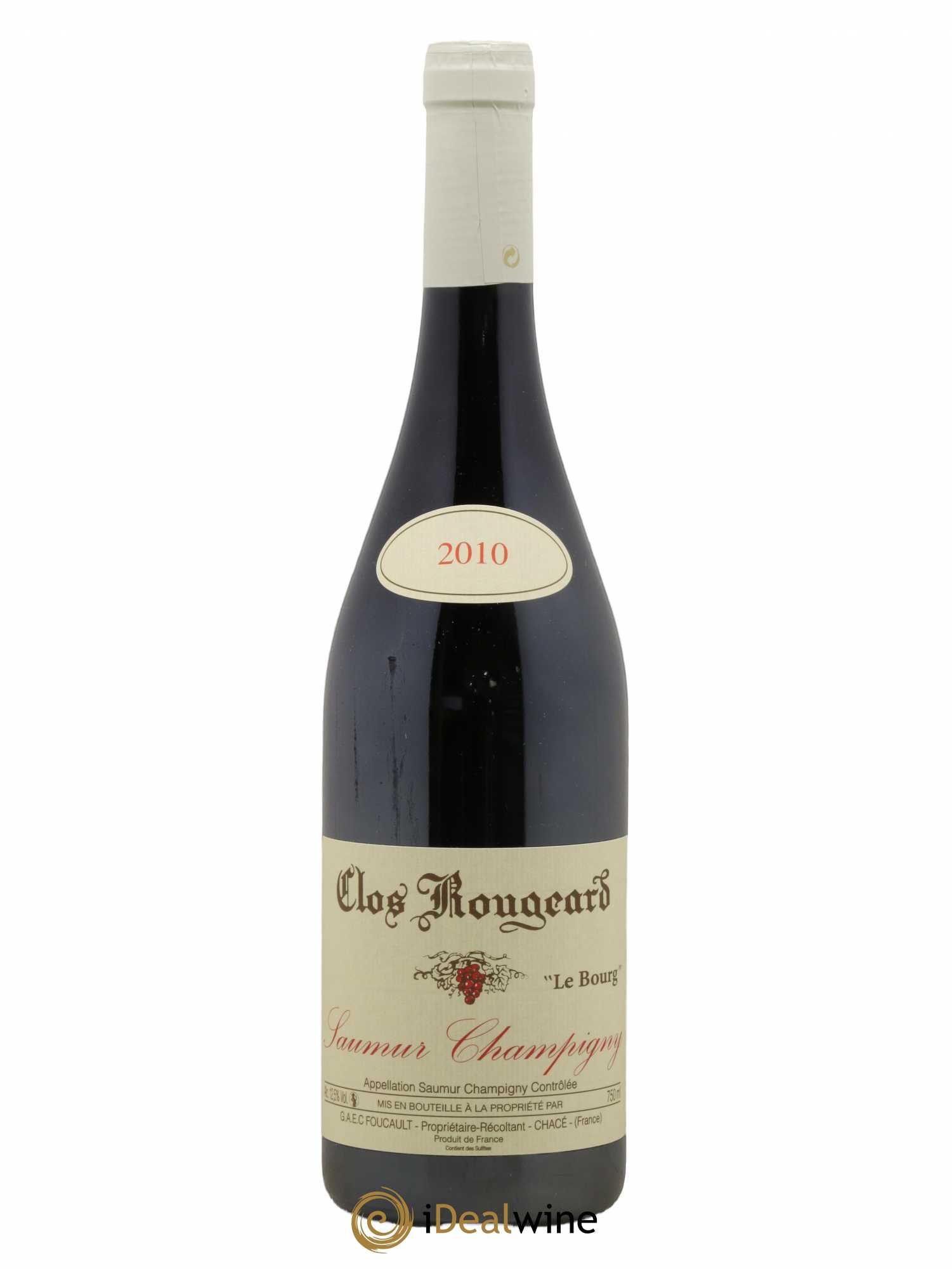 Saumur-Champigny Le Bourg Clos Rougeard 2010 - Lot de 1 bouteille - 0