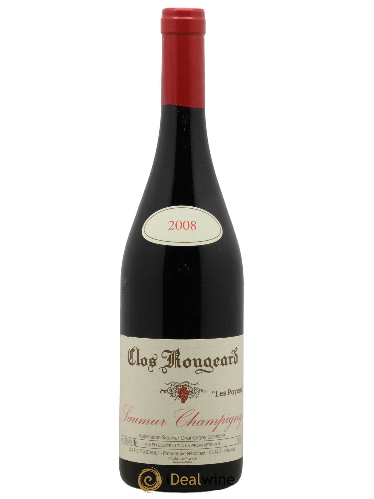 Saumur-Champigny Les Poyeux Clos Rougeard 2008 - Lot de 1 bouteille - 0