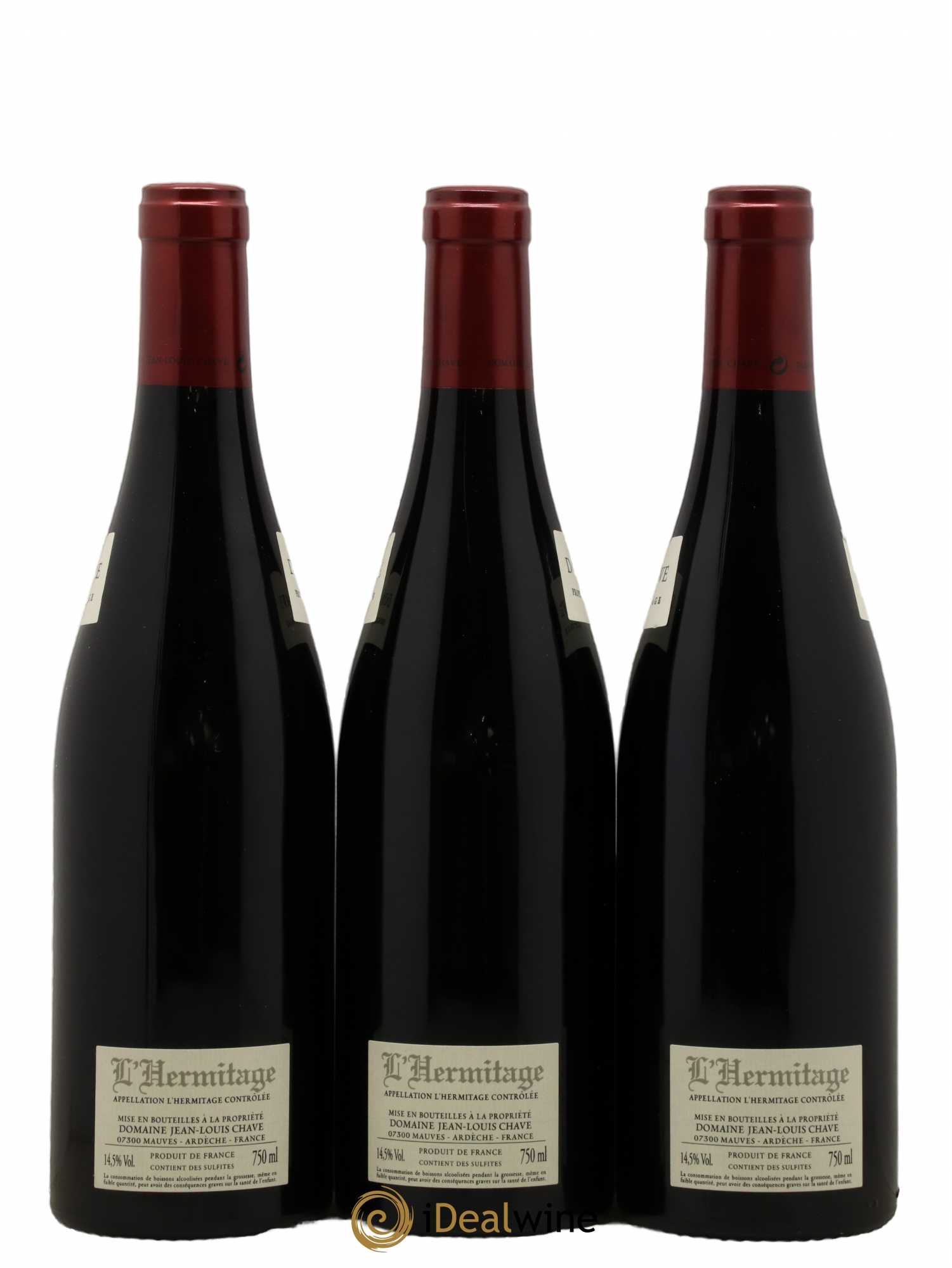 Hermitage Jean-Louis Chave 2015 - Lot de 3 bouteilles - 1