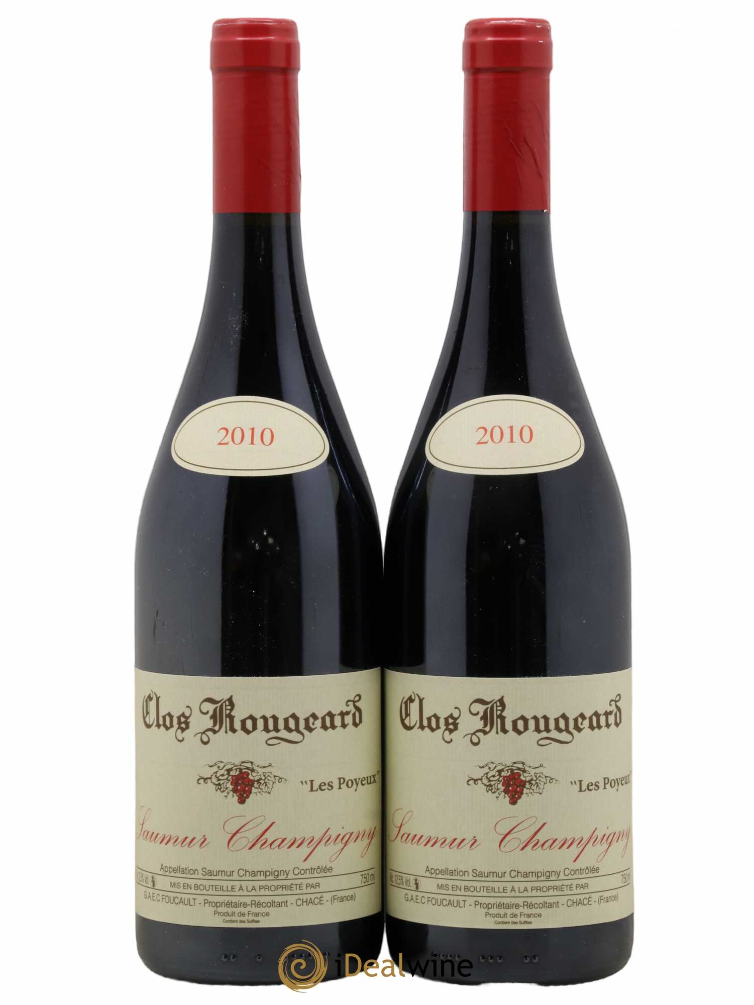 Saumur-Champigny Les Poyeux Clos Rougeard 2010 - Lot de 2 bouteilles - 0