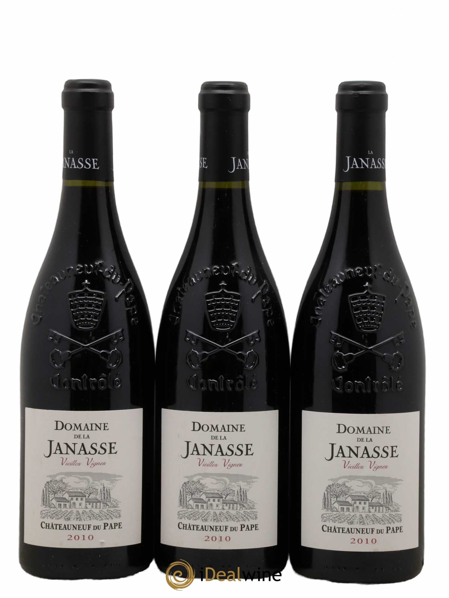 Châteauneuf-du-Pape Cuvée Vieilles Vignes La Janasse (Domaine de) 2010 - Lot de 3 bouteilles - 0