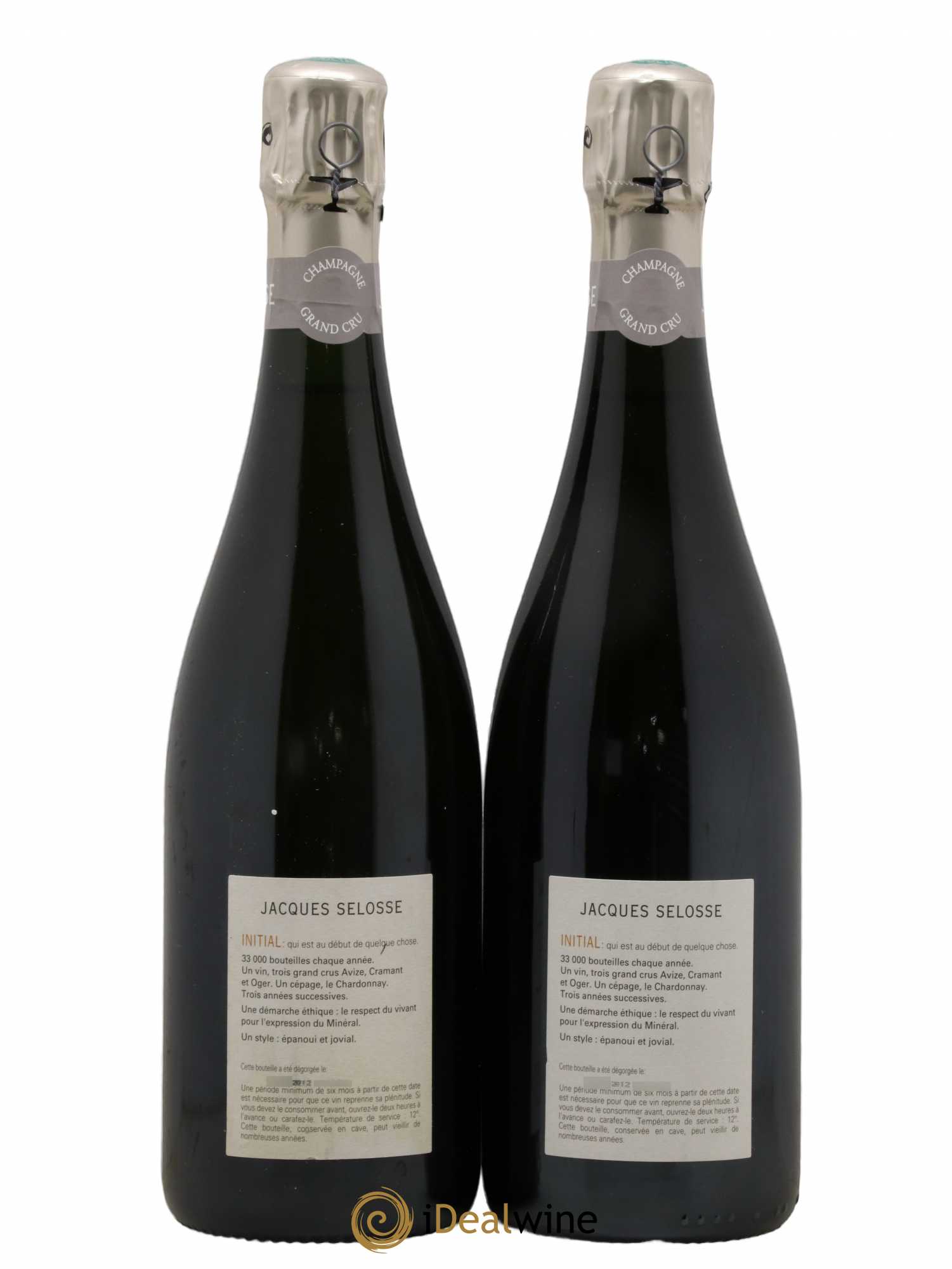 Initial Brut Jacques Selosse - Lot de 2 bouteilles - 1