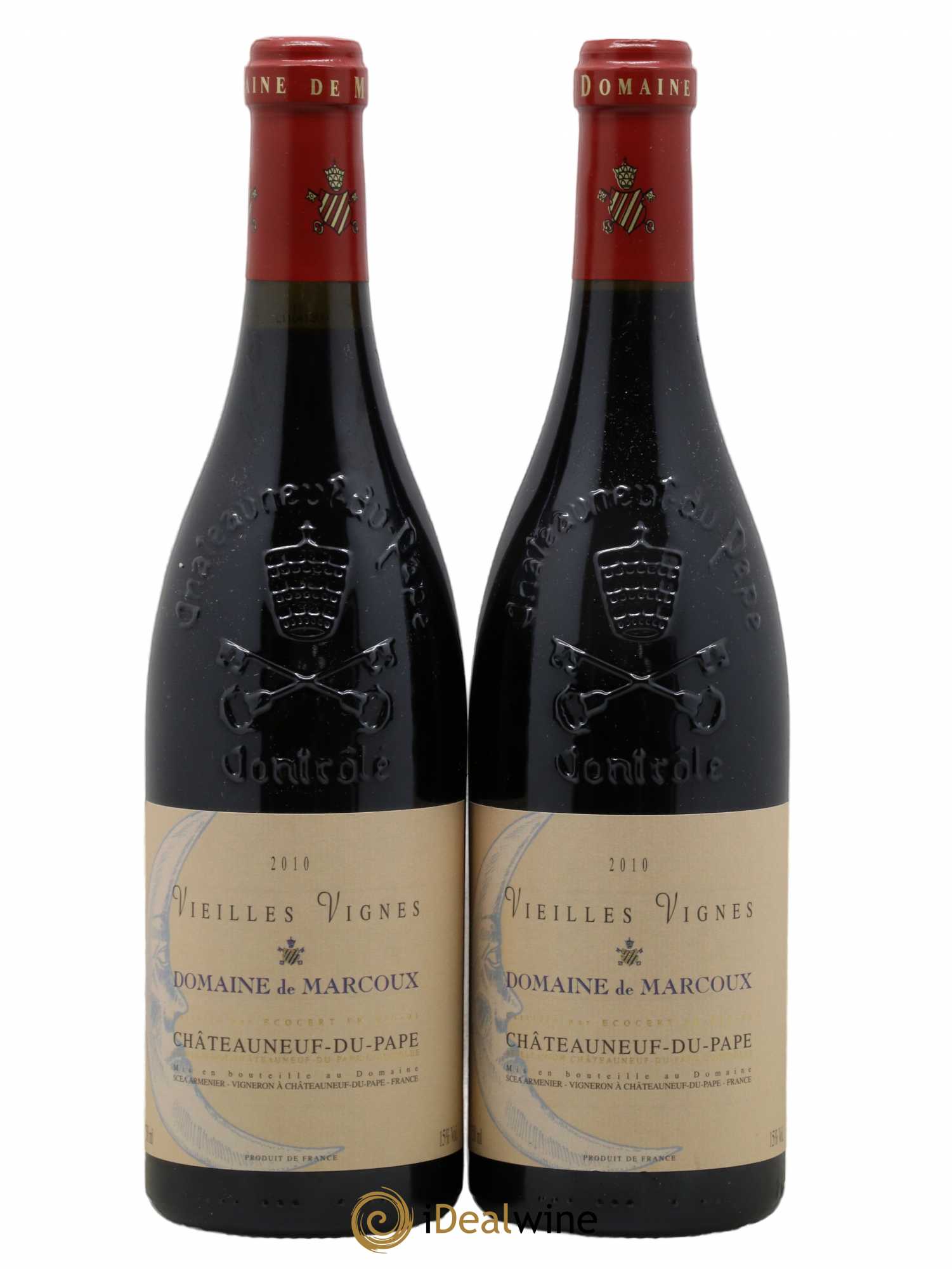 Châteauneuf-du-Pape Vieilles Vignes Marcoux (Domaine de) 2010 - Lot de 2 bouteilles - 0