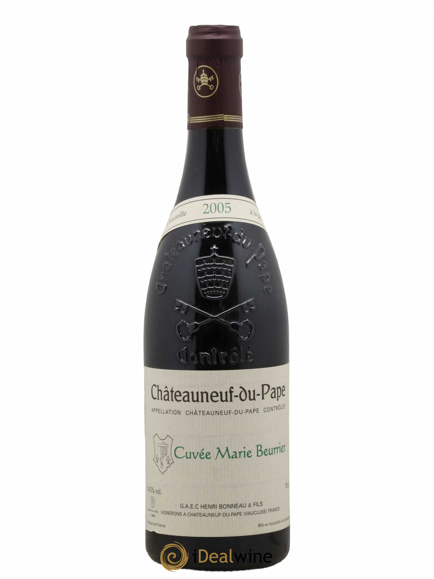 Châteauneuf-du-Pape Marie Beurrier Henri Bonneau & Fils 2005 - Lot de 1 bouteille - 0
