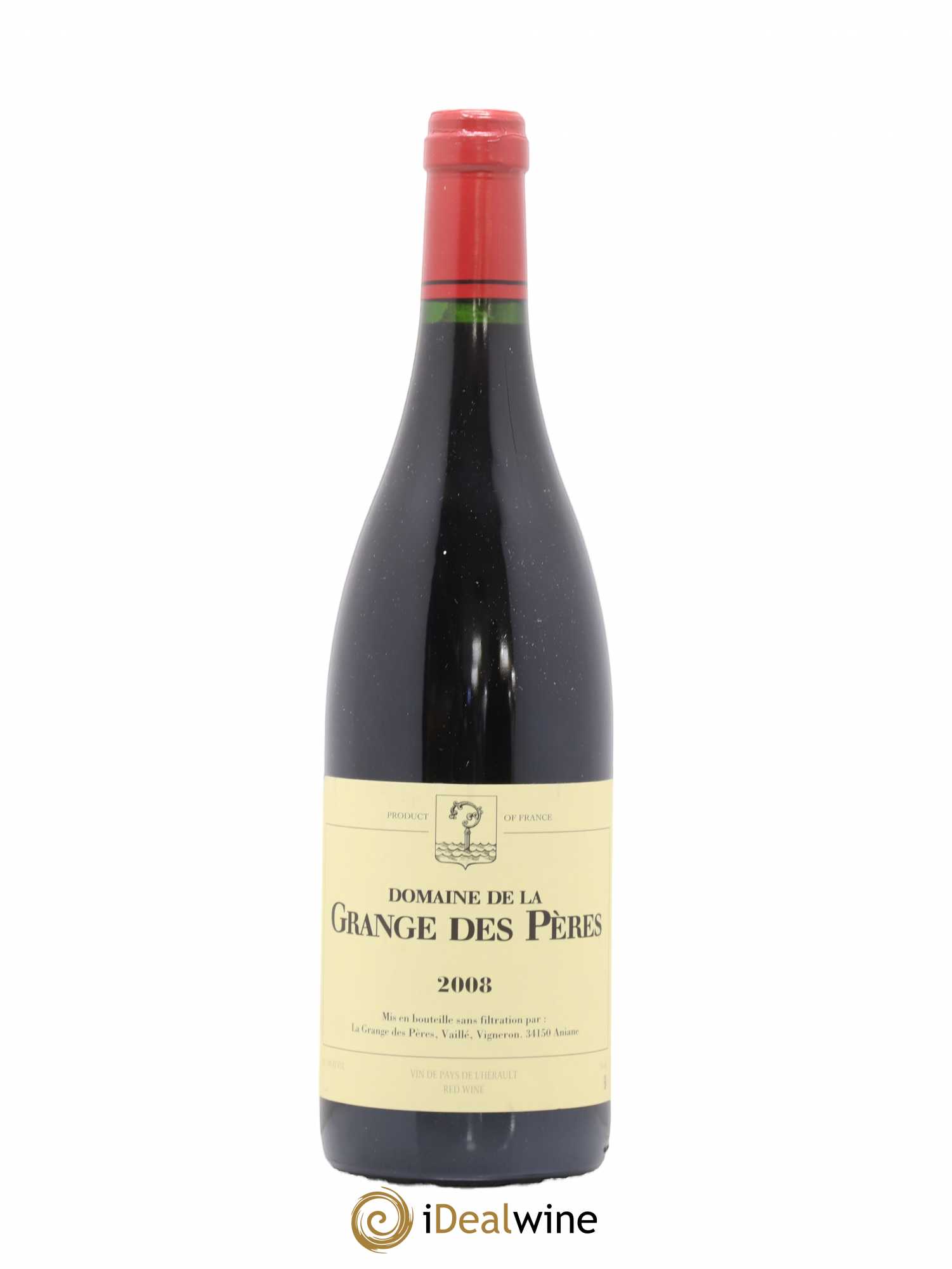 Pays d'Hérault Grange des Pères Laurent Vaillé 2008 - Lot de 1 bouteille - 0
