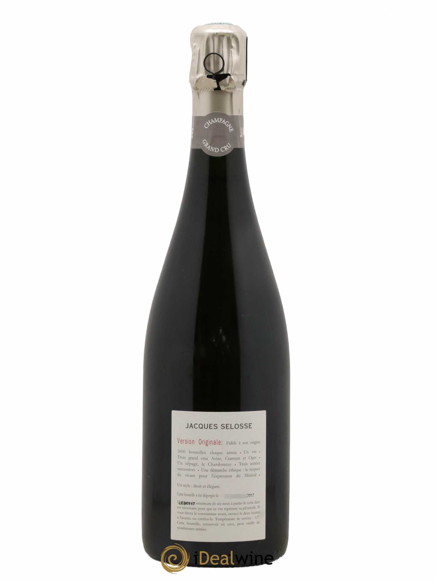 Version Originale Jacques Selosse - Lot de 1 bouteille - 1