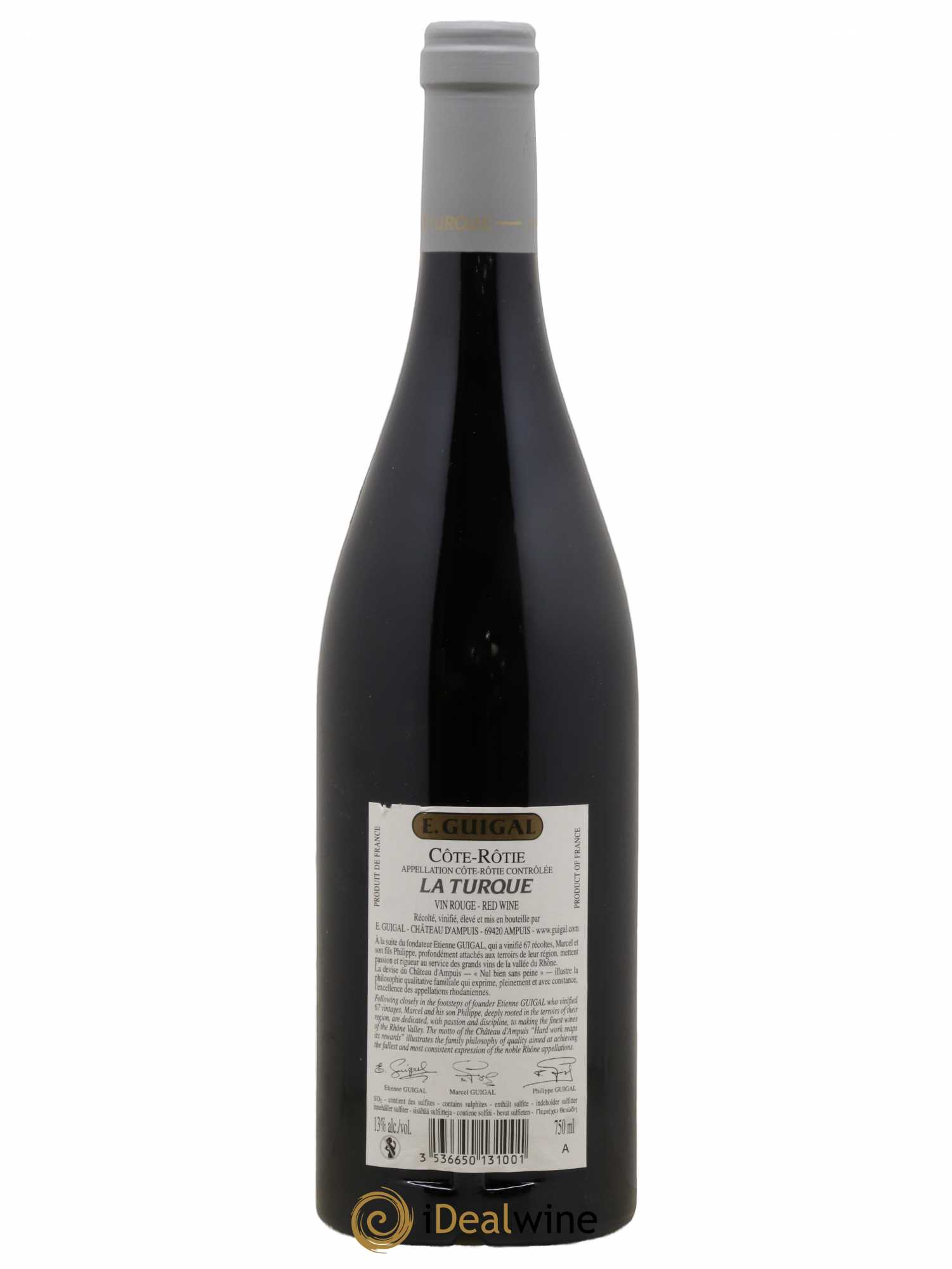 Côte-Rôtie La Turque Guigal 2010 - Lot de 1 bouteille - 1