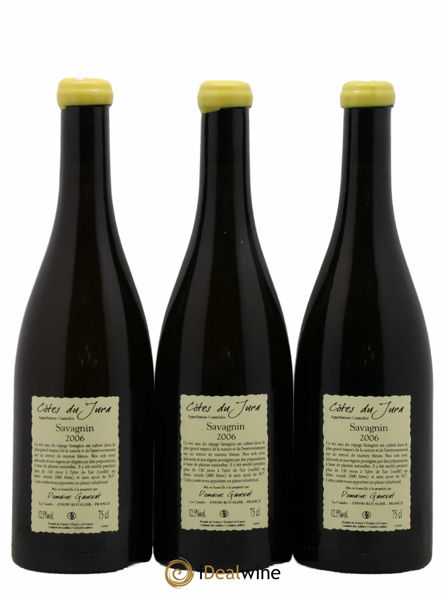 Côtes du Jura Les Vignes de mon Père Jean-François Ganevat (Domaine) 2006 - Lot de 3 bouteilles - 1