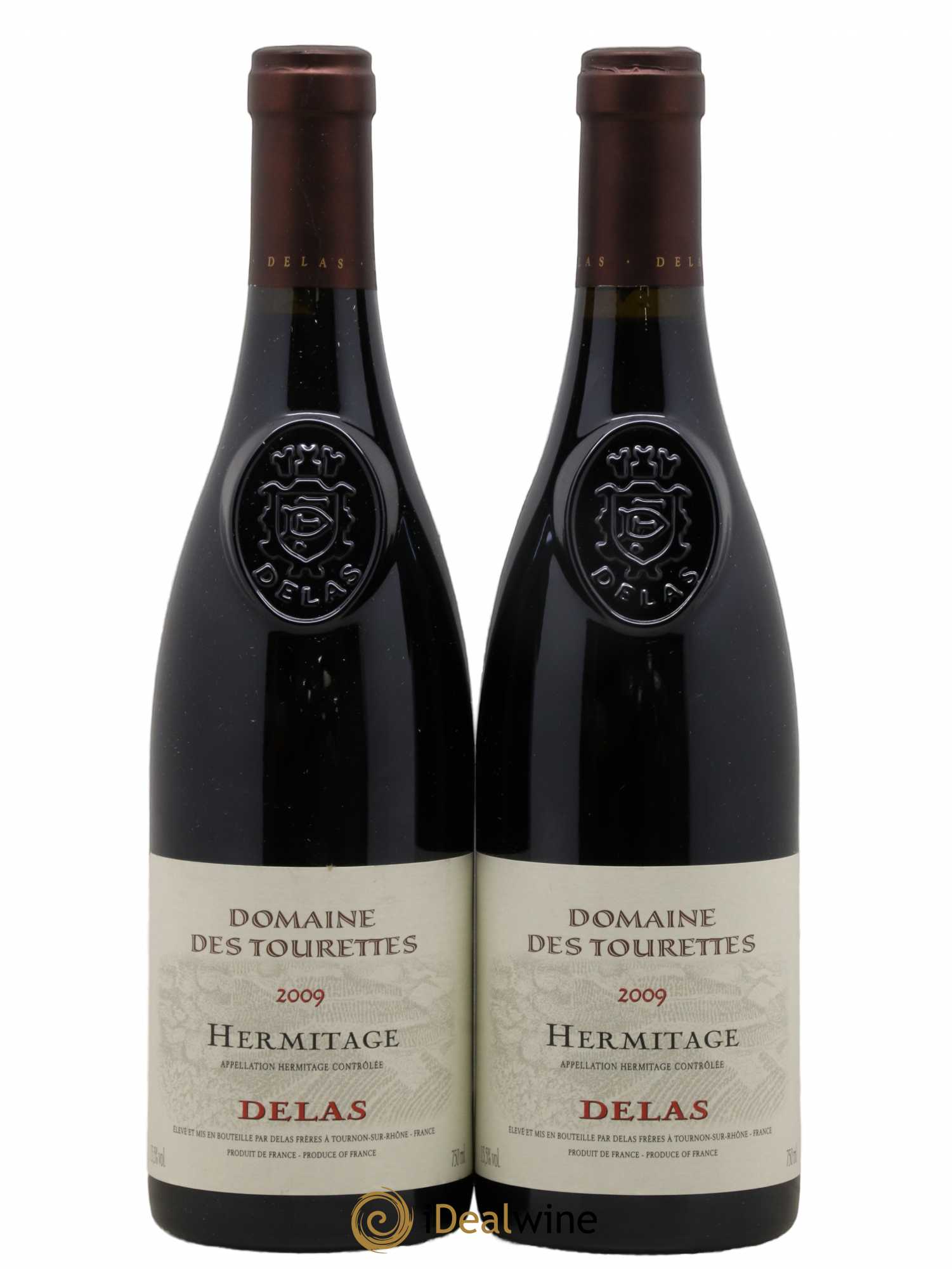 Hermitage Domaine des Tourettes Delas Frères 2009 - Lot de 2 bouteilles - 0