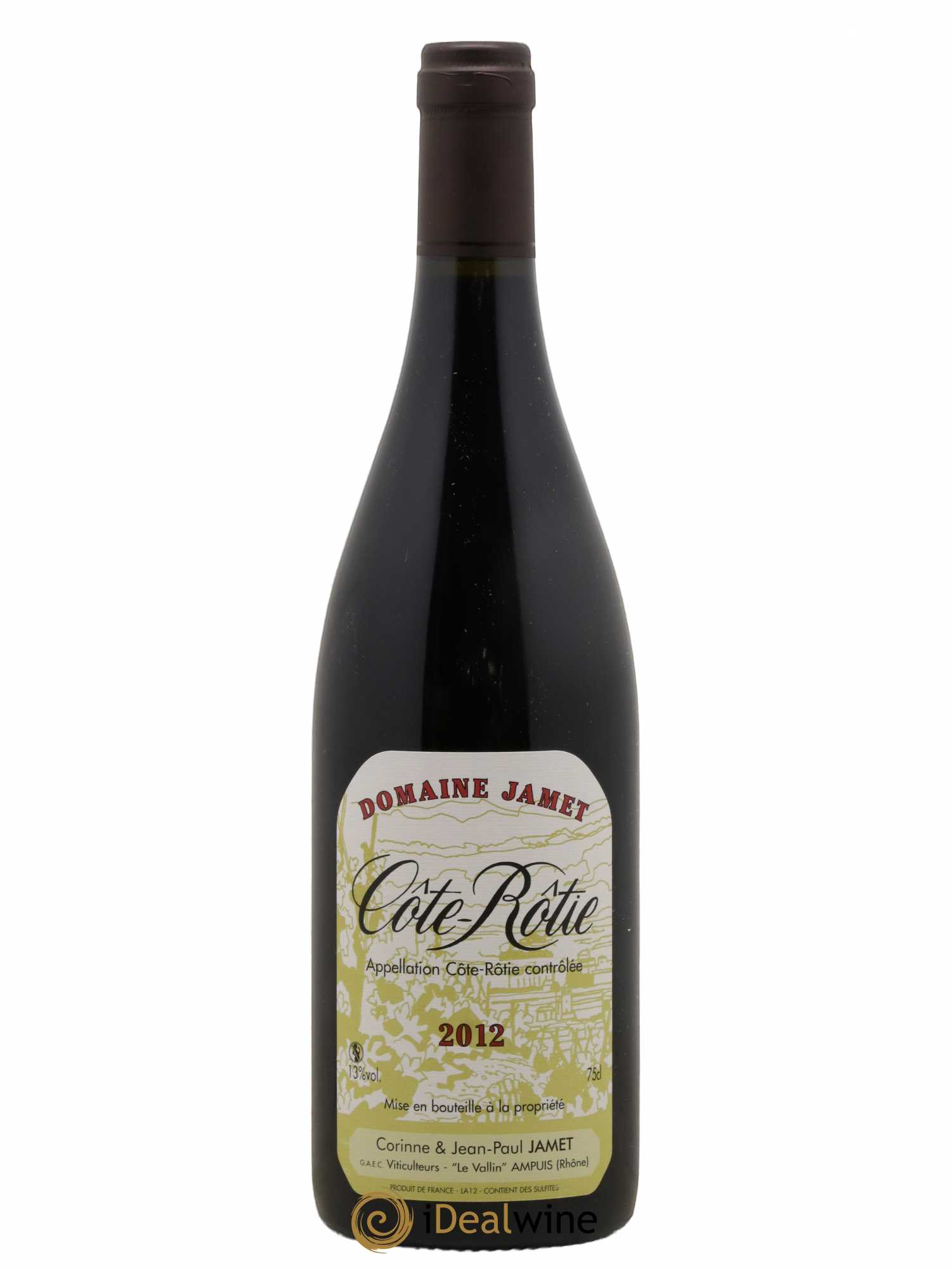 Côte-Rôtie Jamet (Domaine) 2012 - Lot de 1 bouteille - 0