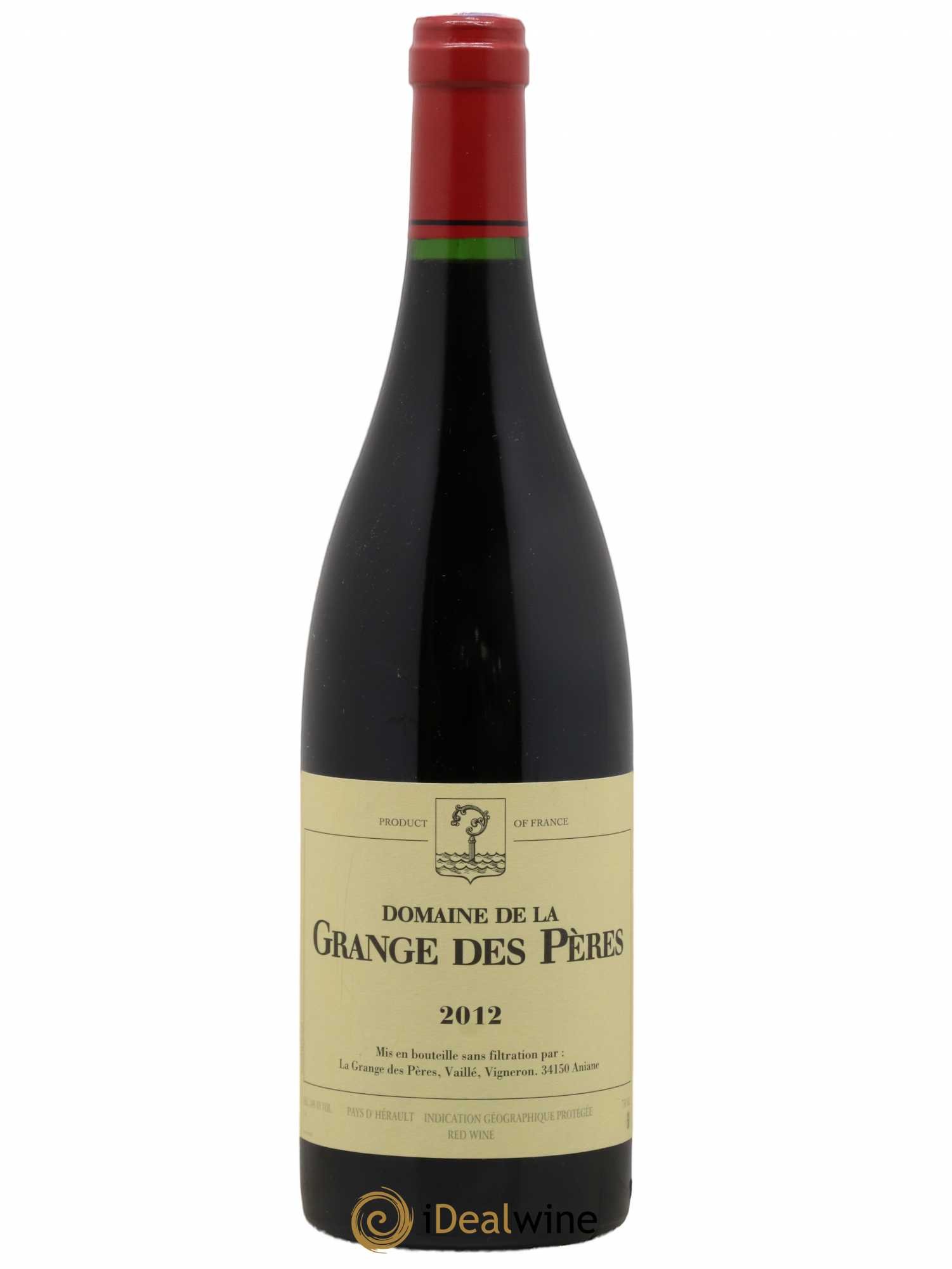 Pays d'Hérault Grange des Pères Laurent Vaillé 2012 - Lot de 1 bouteille - 0