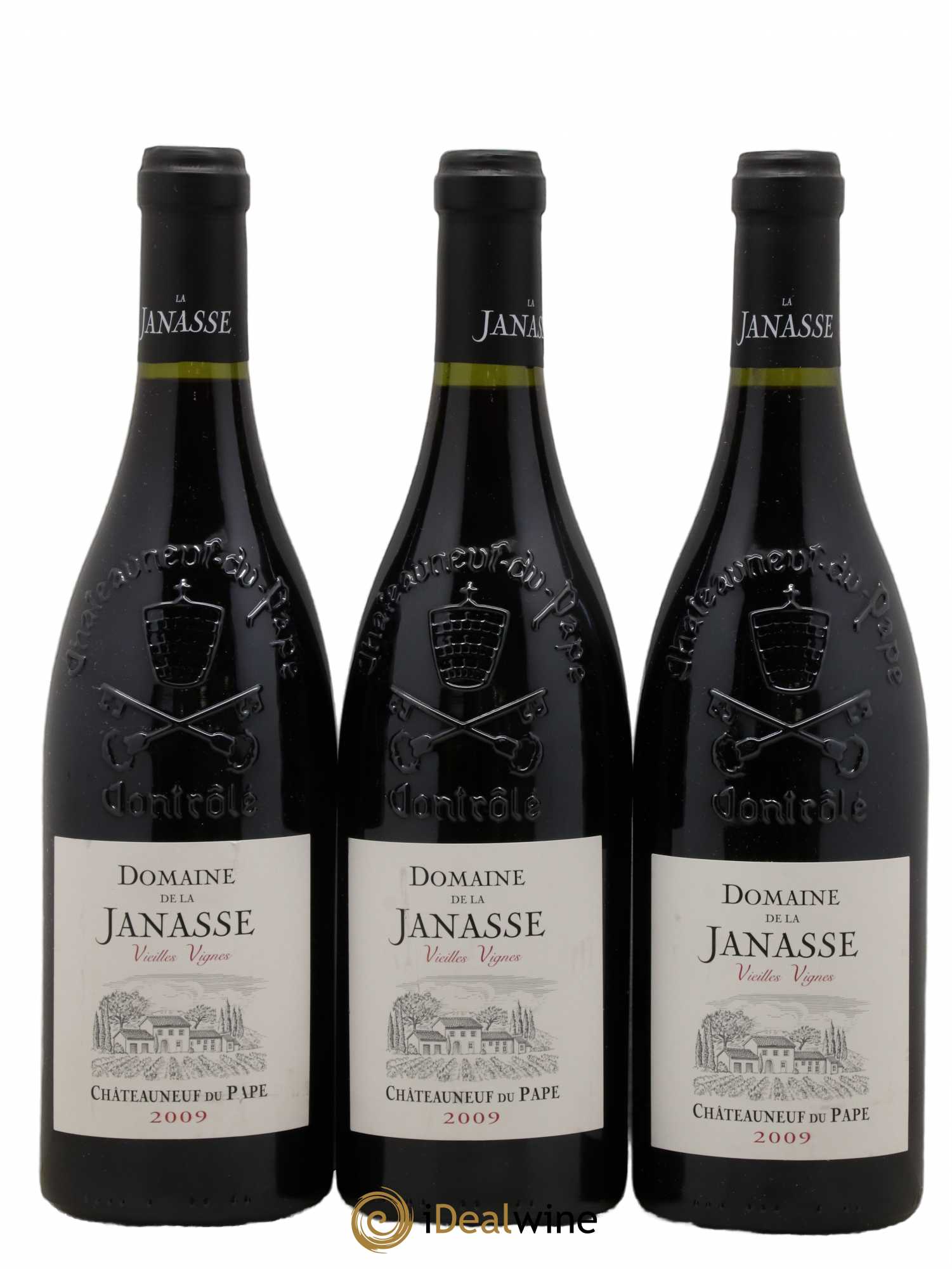 Châteauneuf-du-Pape Cuvée Vieilles Vignes La Janasse (Domaine de) 2009 - Lot de 3 bouteilles - 0