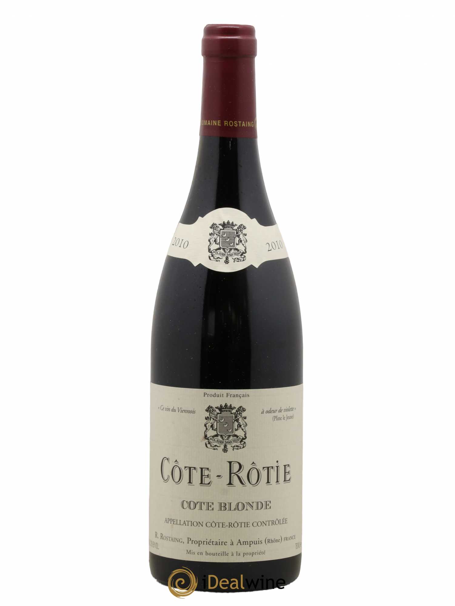Côte-Rôtie Côte Blonde René Rostaing 2010 - Lot de 1 bouteille - 0