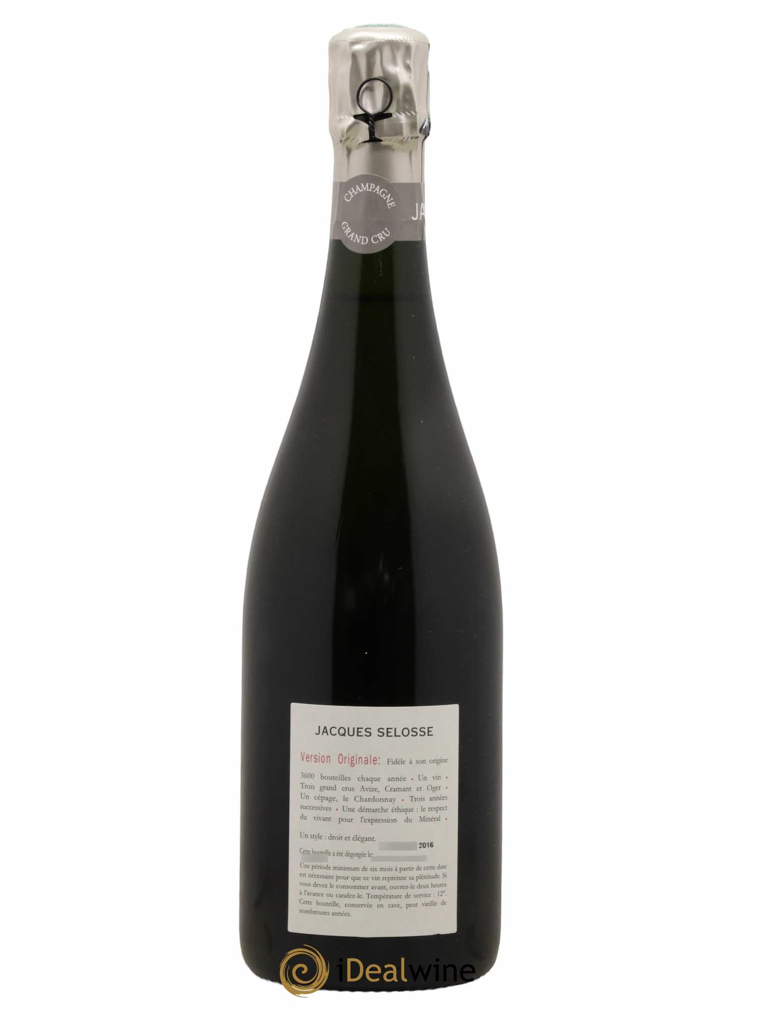 Version Originale Jacques Selosse - Lot de 1 bouteille - 1