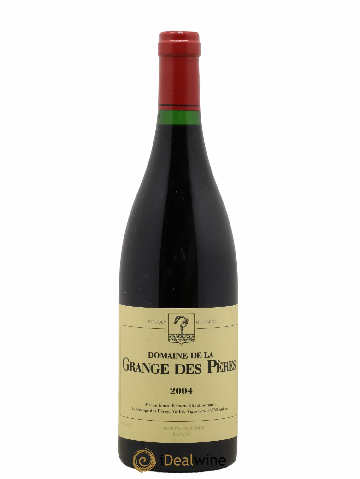 Pays d'Hérault Grange des Pères Laurent Vaillé 2004 - Lot de 1 bouteille - 0