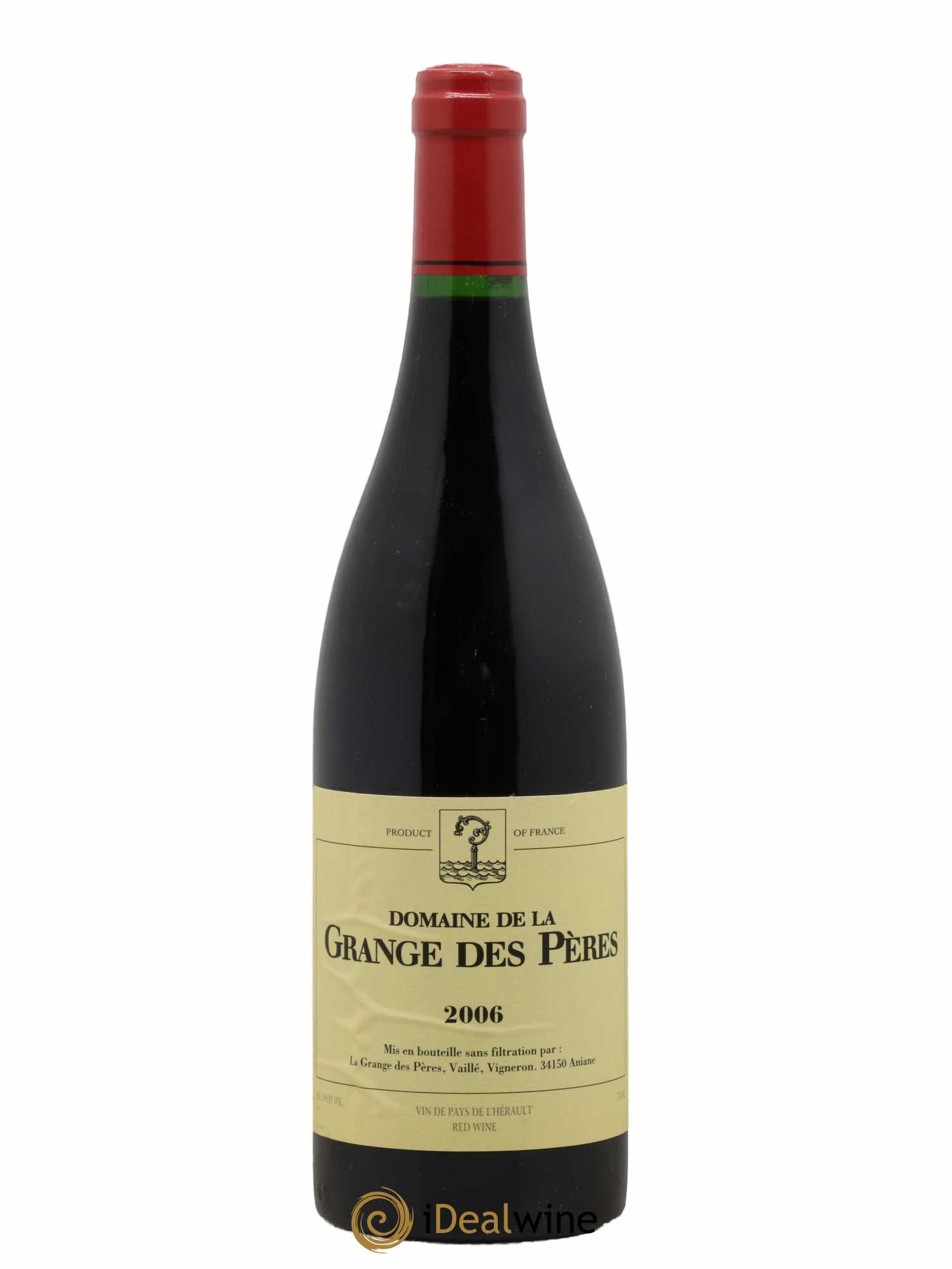 Pays d'Hérault Grange des Pères Laurent Vaillé 2006 - Lot de 1 bouteille - 0